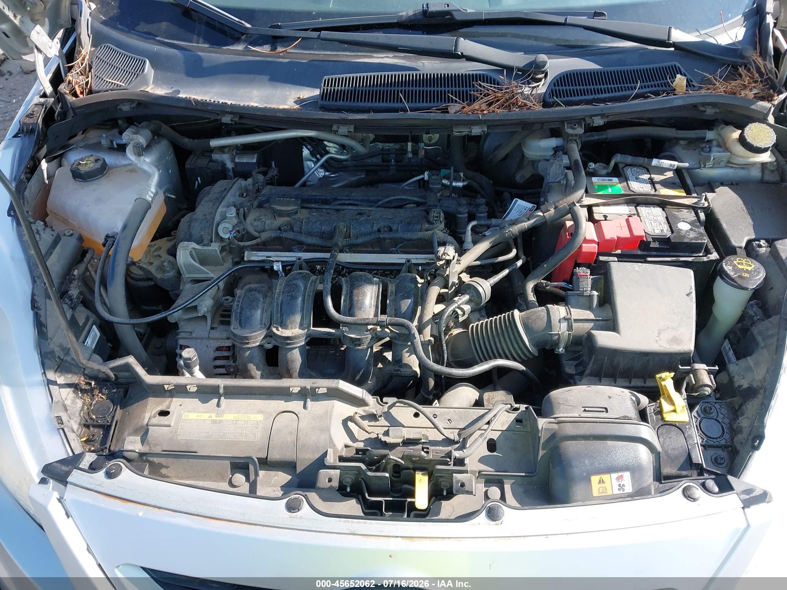 2011 Ford Fiesta Se Серебряный vin: 3FADP4EJ1BM234188