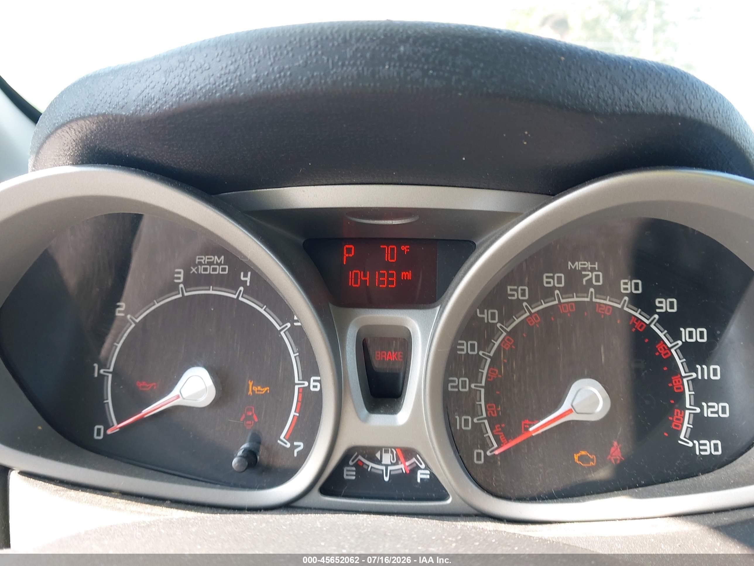 2011 Ford Fiesta Se Серебряный vin: 3FADP4EJ1BM234188