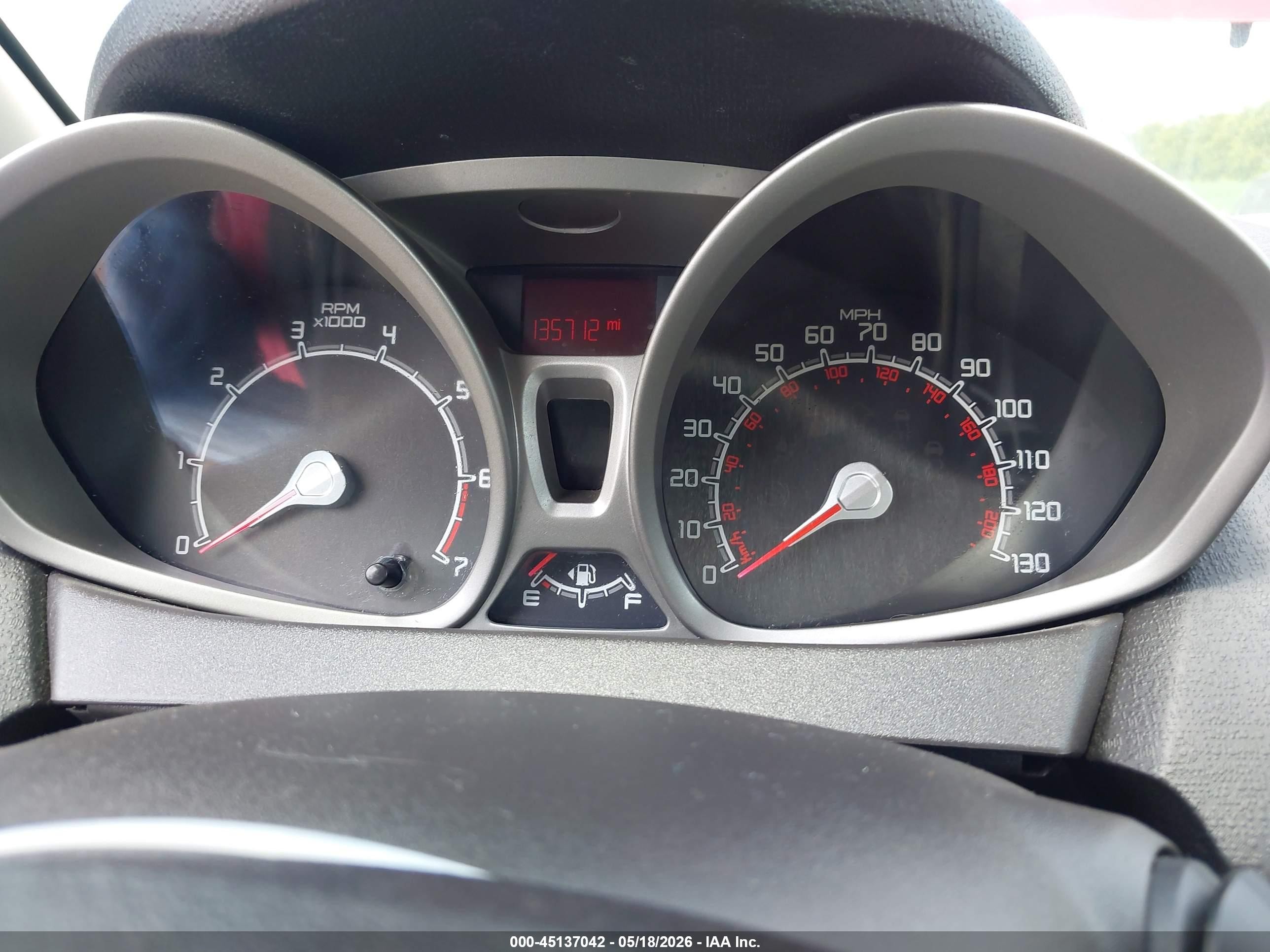 2012 Ford Fiesta Se Red vin: 3FADP4EJ1CM114005