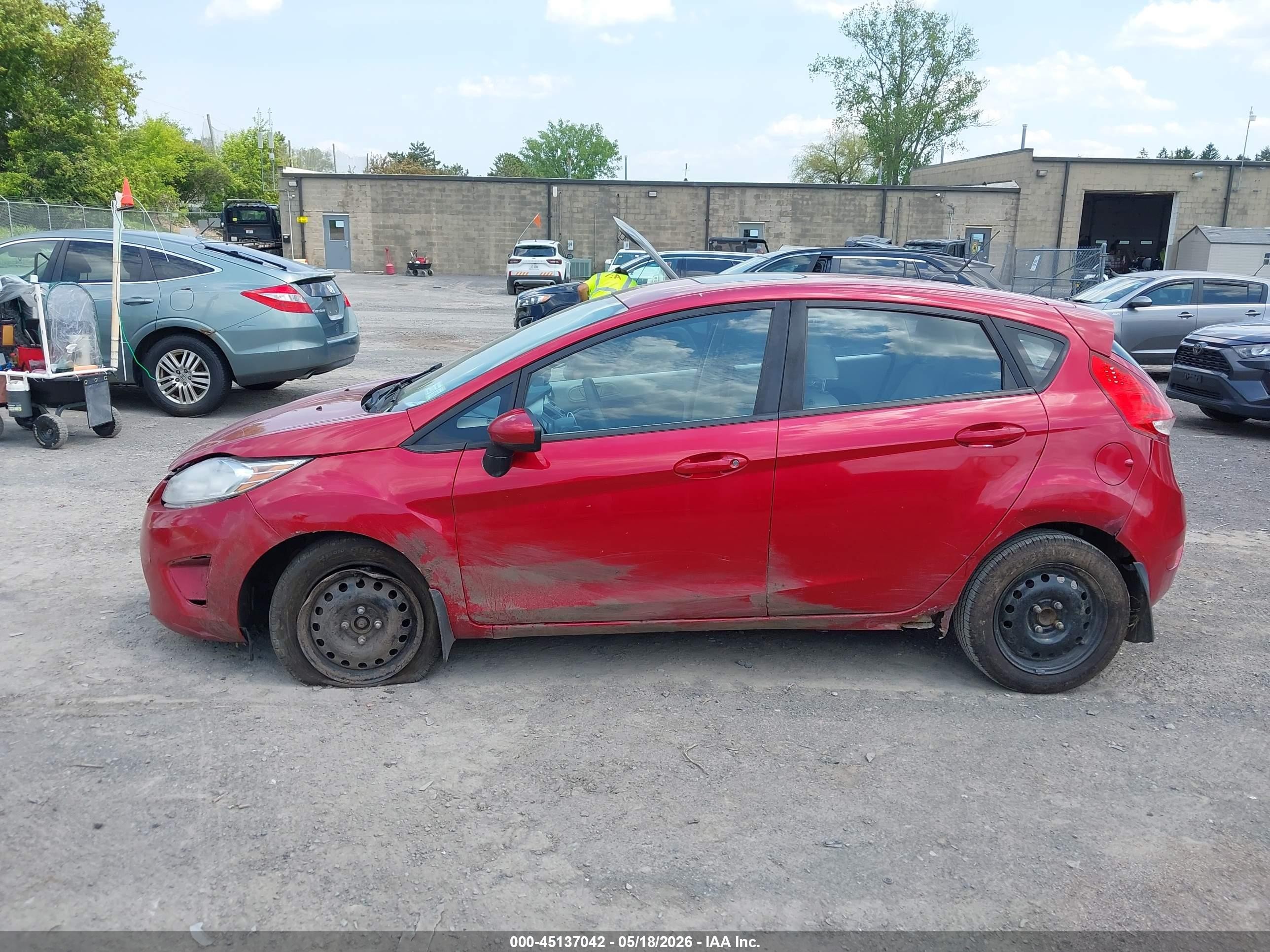 2012 Ford Fiesta Se Red vin: 3FADP4EJ1CM114005