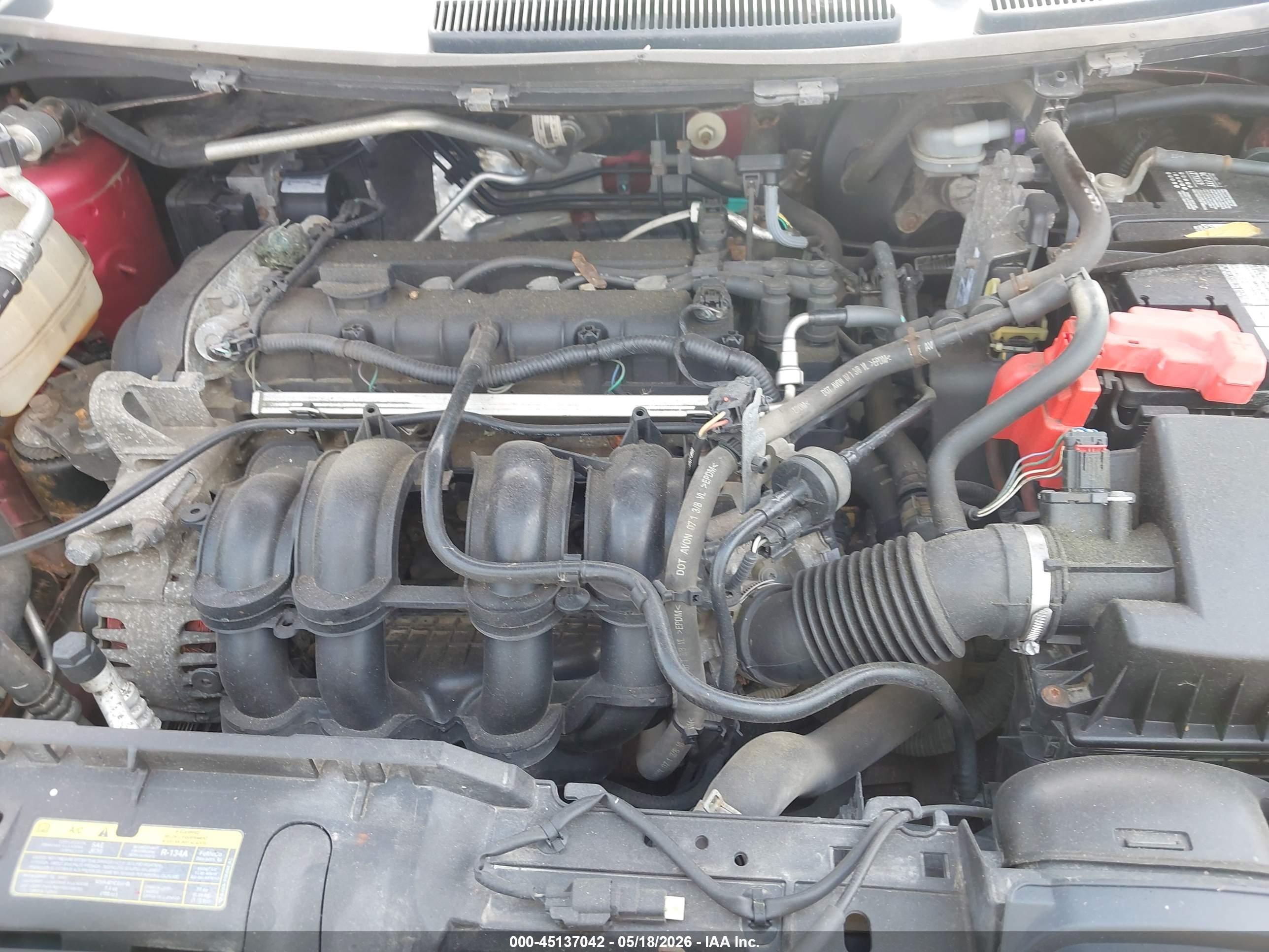 2012 Ford Fiesta Se Red vin: 3FADP4EJ1CM114005