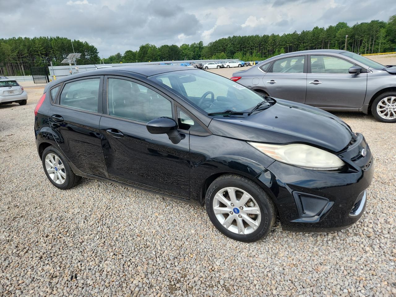 2012 Ford Fiesta Se Black vin: 3FADP4EJ1CM114571