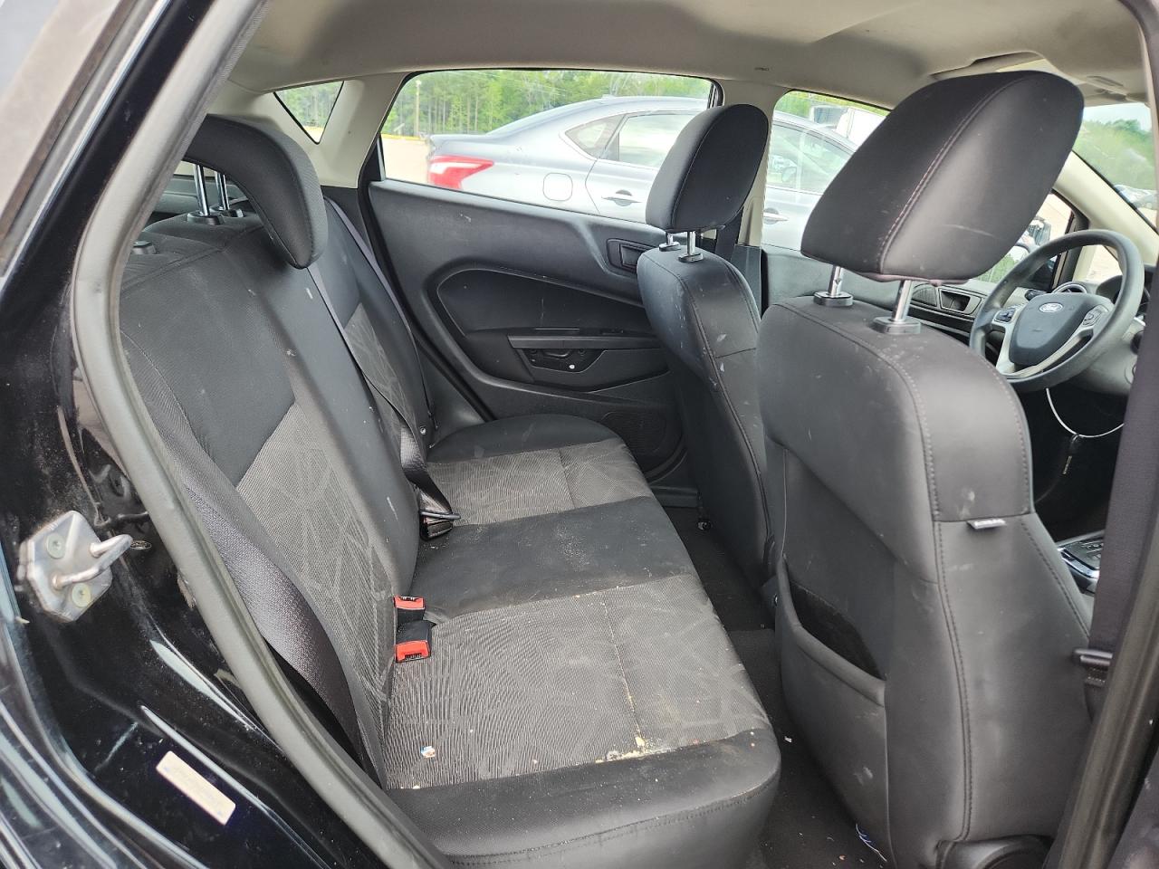 2012 Ford Fiesta Se Black vin: 3FADP4EJ1CM114571