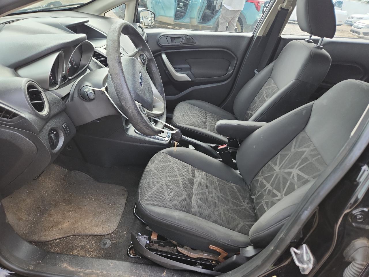 2012 Ford Fiesta Se Black vin: 3FADP4EJ1CM114571