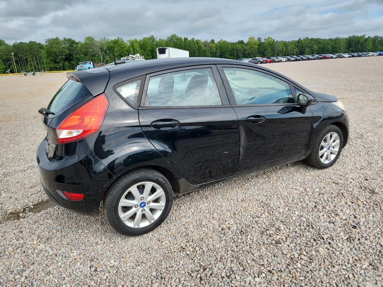 2012 Ford Fiesta Se Black vin: 3FADP4EJ1CM114571