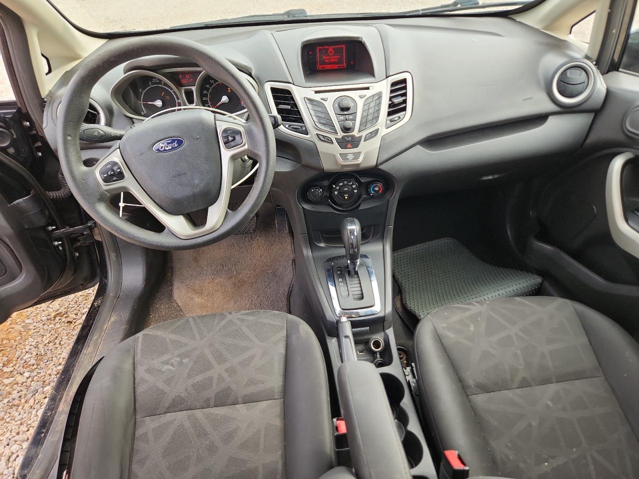 2012 Ford Fiesta Se Black vin: 3FADP4EJ1CM114571