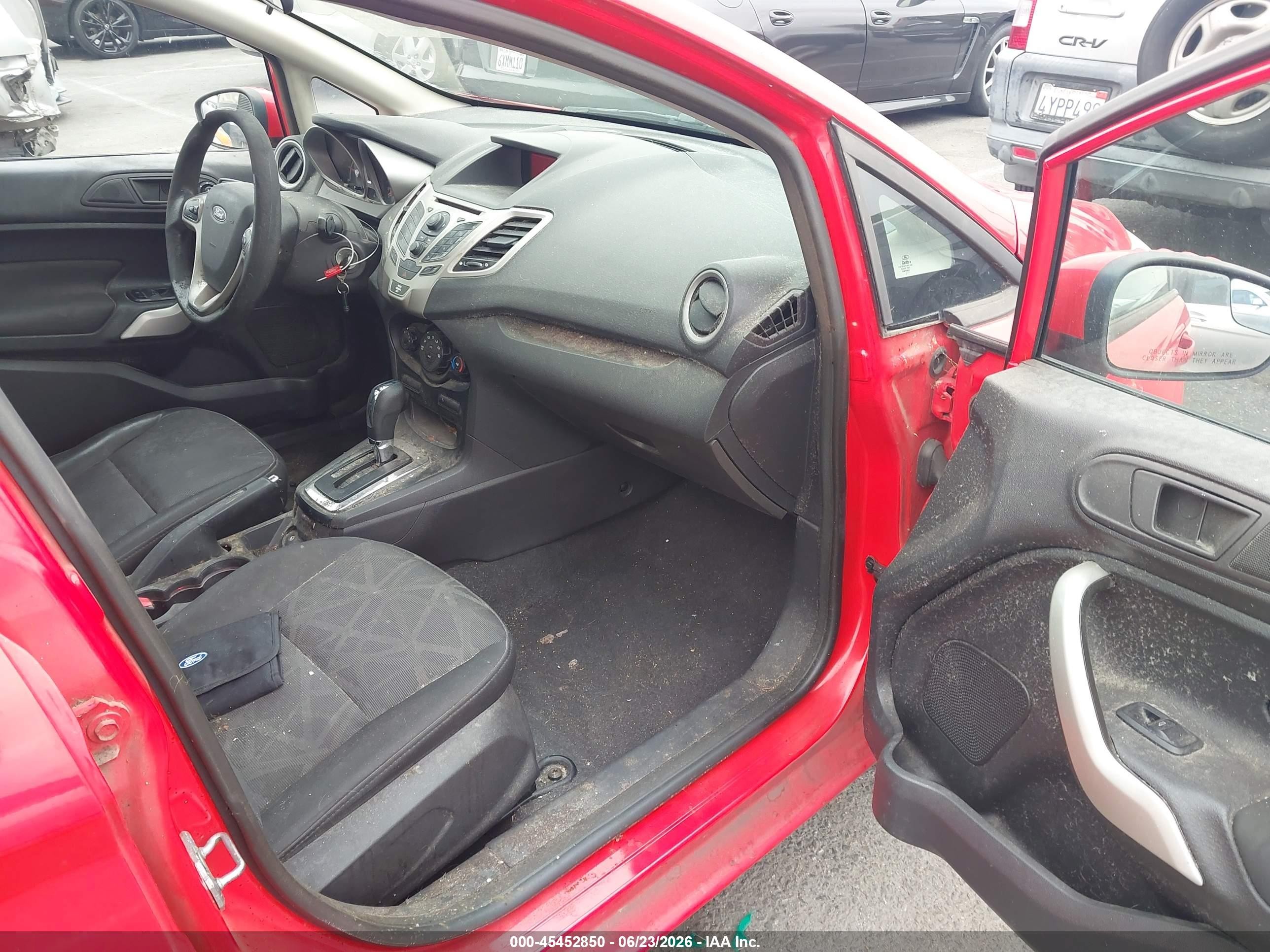 2012 Ford Fiesta Se Red vin: 3FADP4EJ1CM115428