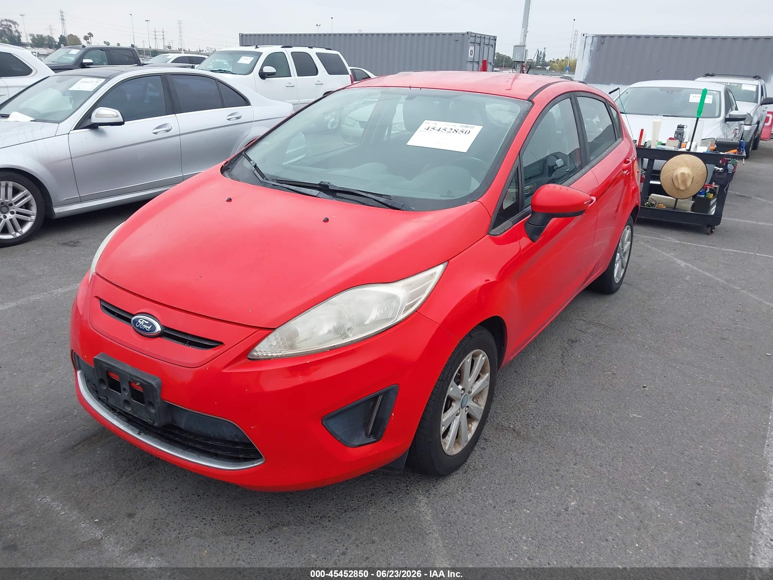 2012 Ford Fiesta Se Red vin: 3FADP4EJ1CM115428