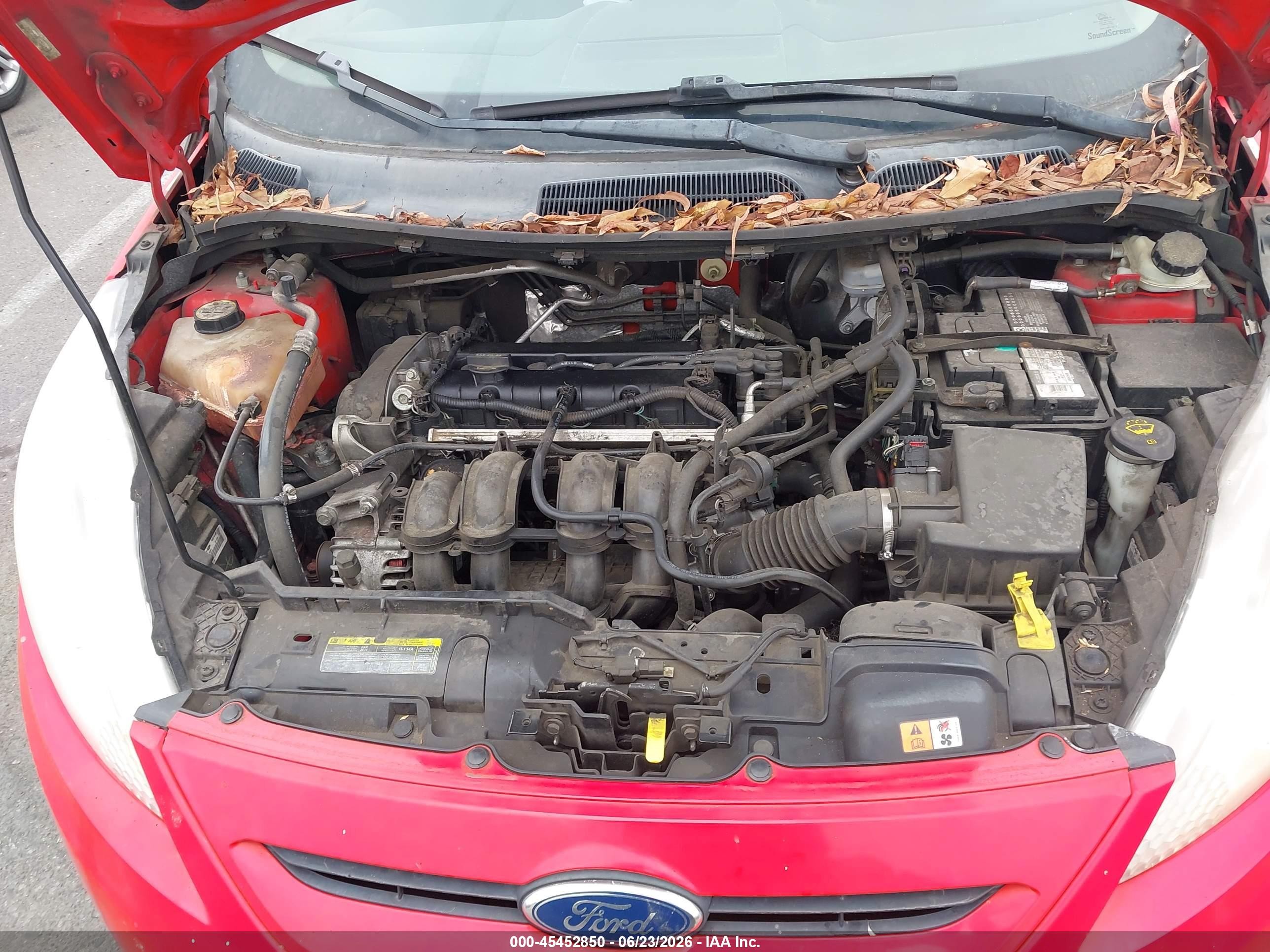 2012 Ford Fiesta Se Red vin: 3FADP4EJ1CM115428