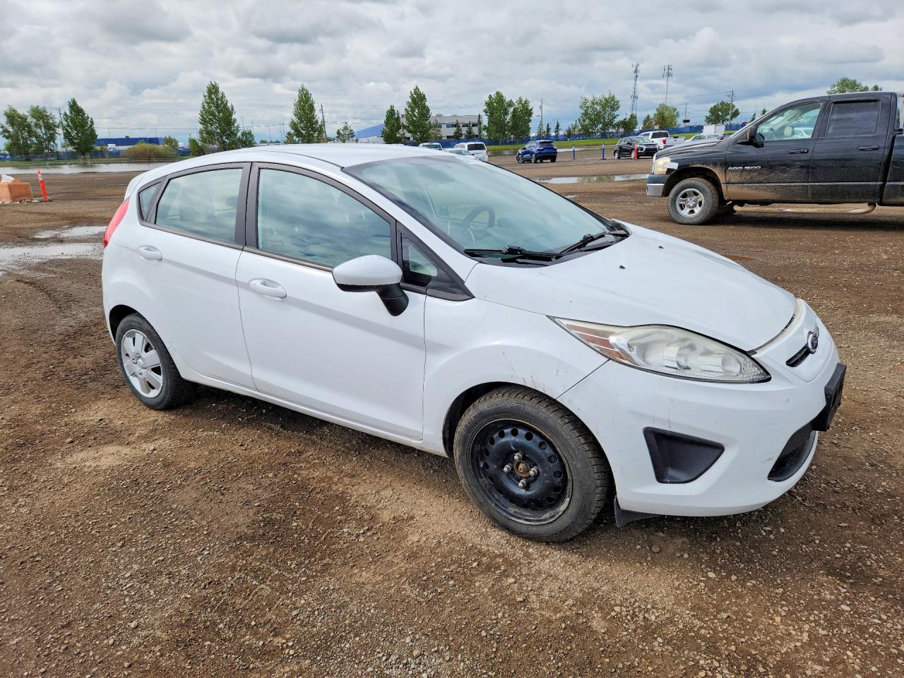 2013 Ford Fiesta Se White vin: 3FADP4EJ1DM112773