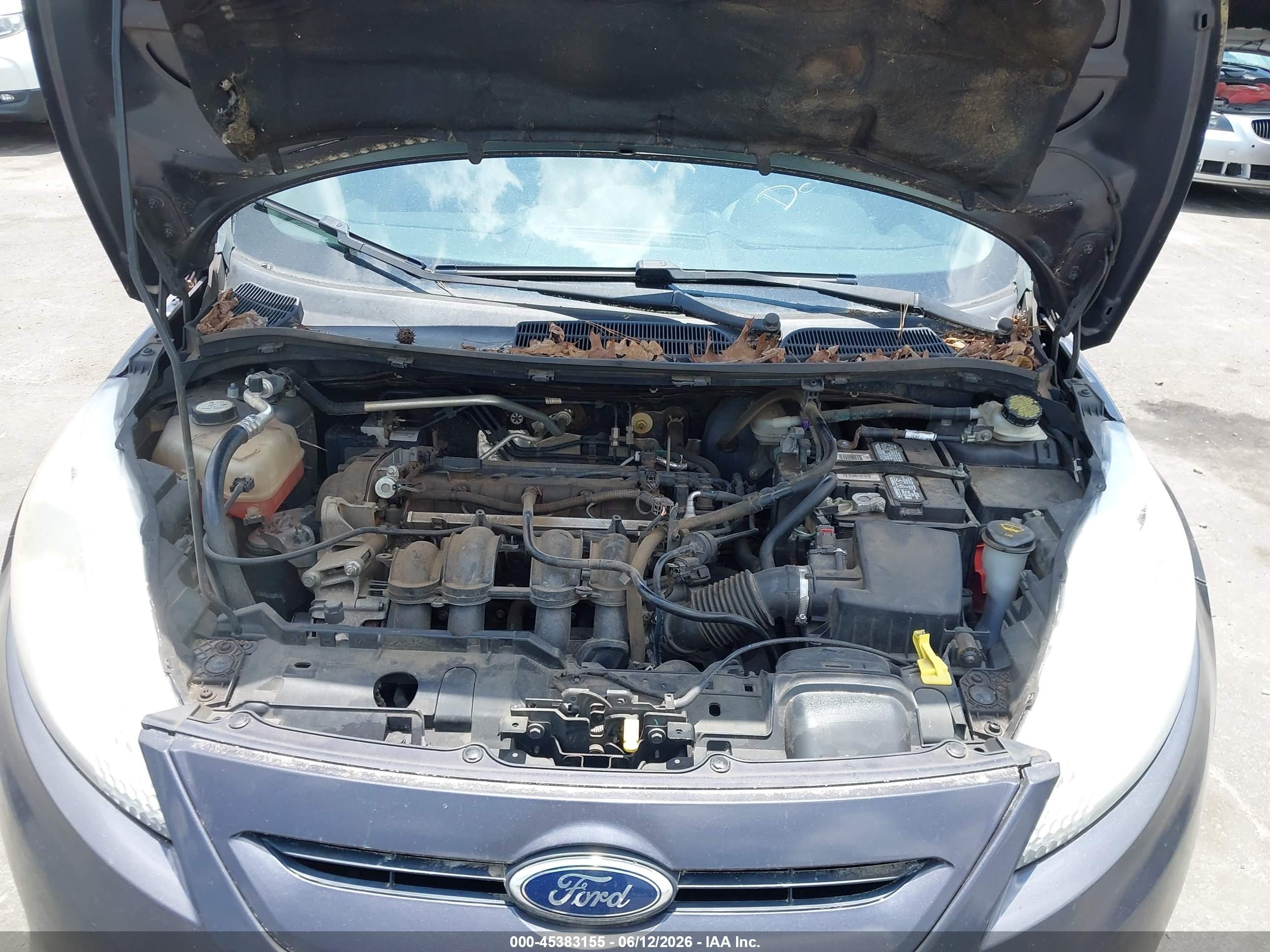 2013 Ford Fiesta Se Dark Blue vin: 3FADP4EJ1DM122784