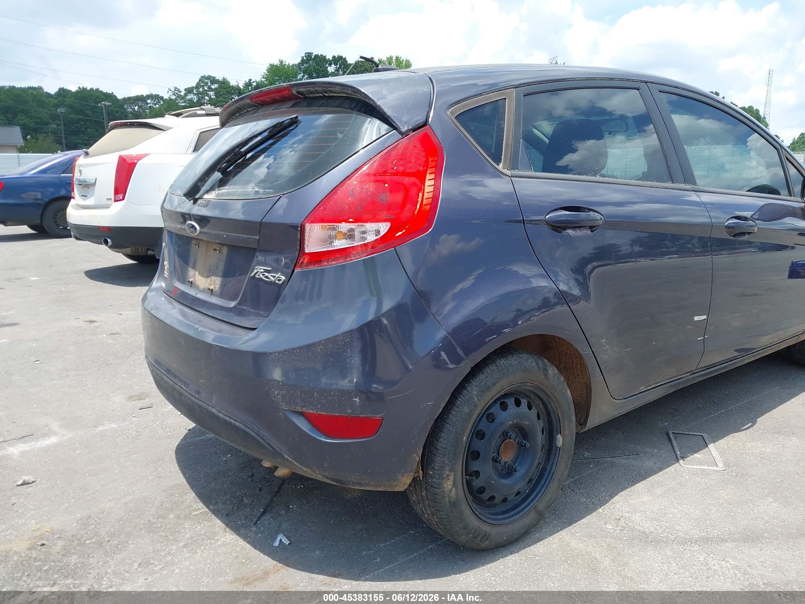 2013 Ford Fiesta Se Dark Blue vin: 3FADP4EJ1DM122784
