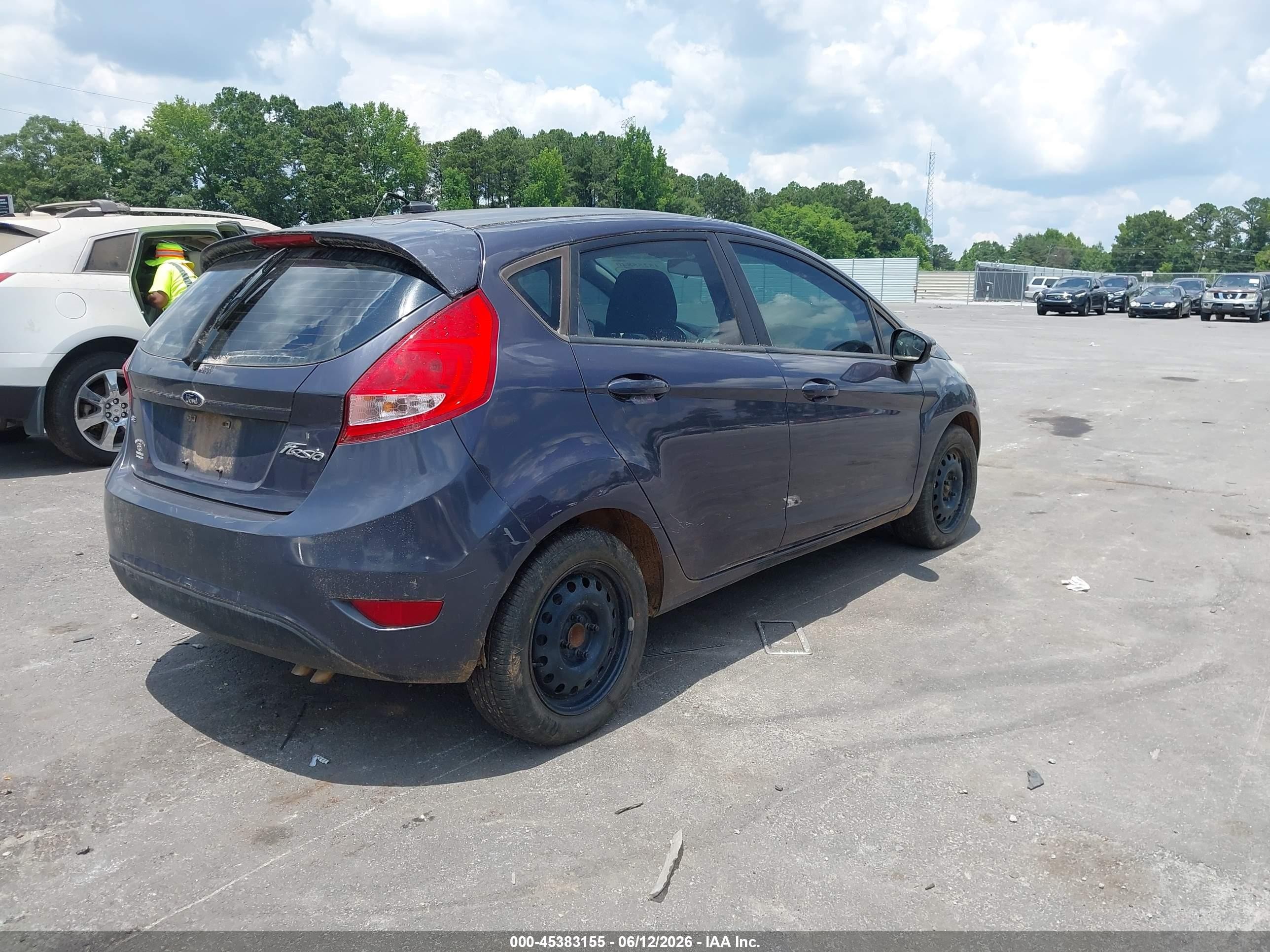 2013 Ford Fiesta Se Dark Blue vin: 3FADP4EJ1DM122784