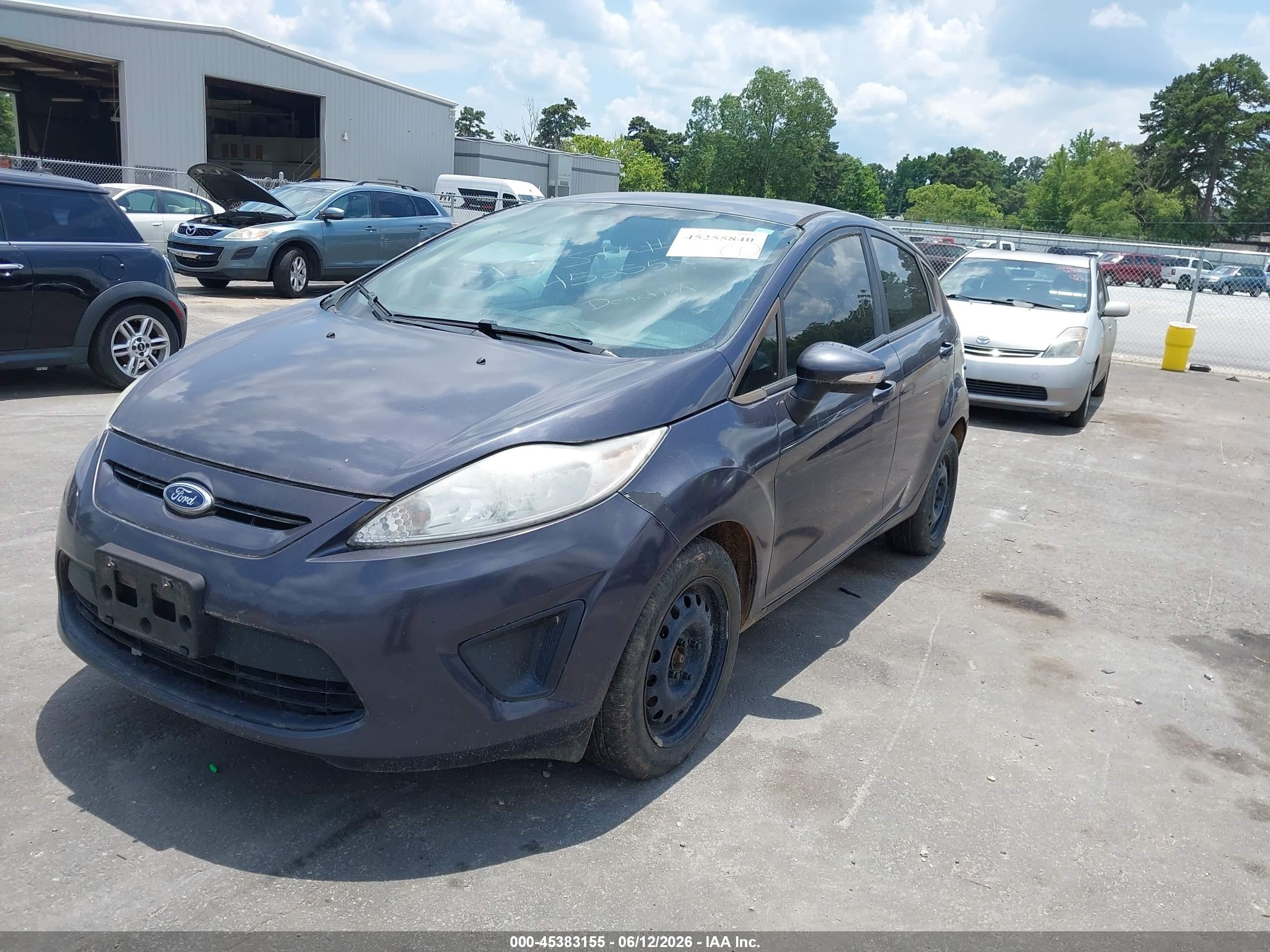 2013 Ford Fiesta Se Dark Blue vin: 3FADP4EJ1DM122784