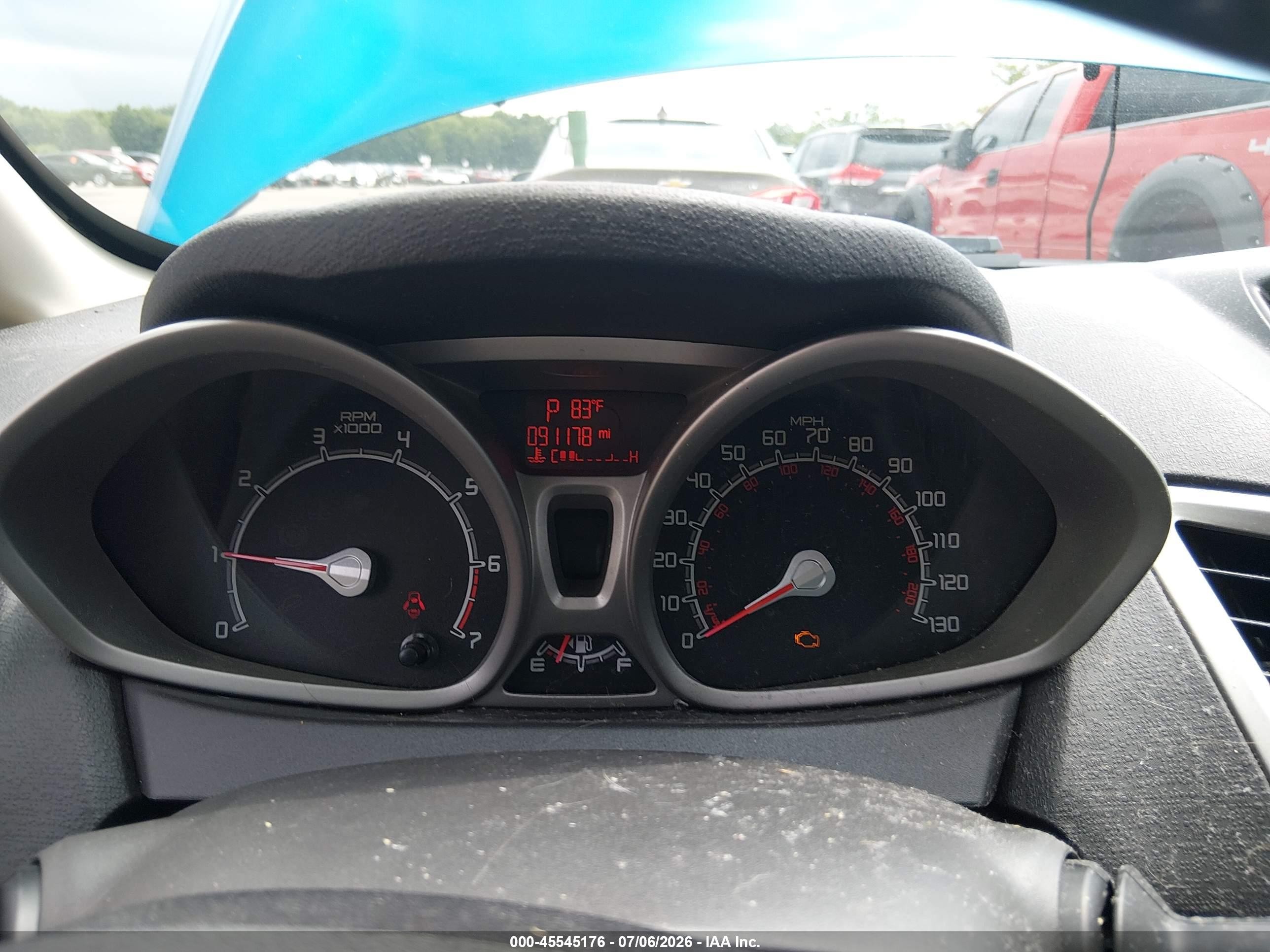 2013 Ford Fiesta Se Blue vin: 3FADP4EJ1DM131985