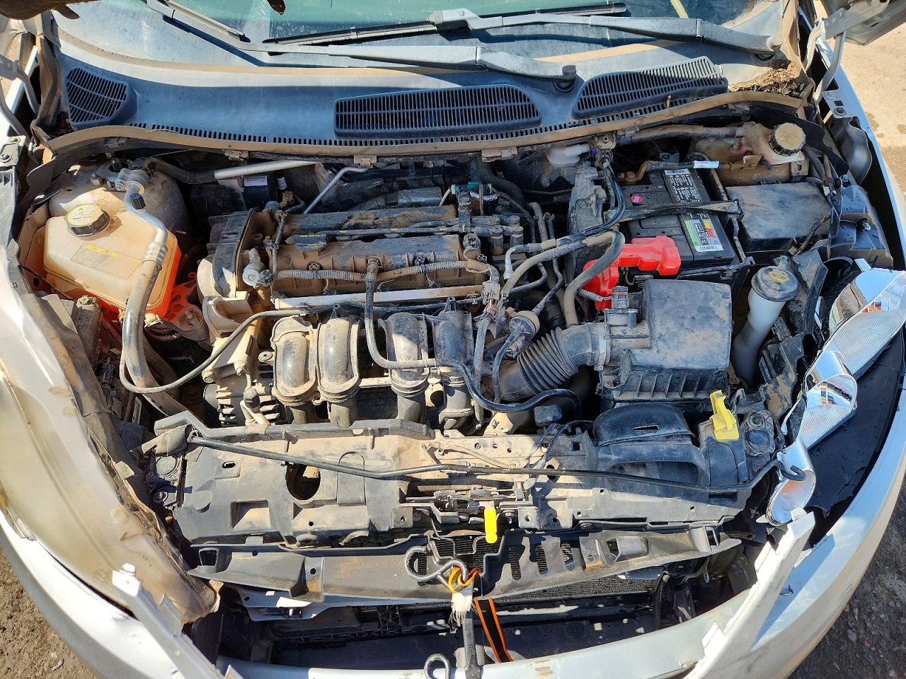 2013 Ford Fiesta Se Silver vin: 3FADP4EJ1DM132327