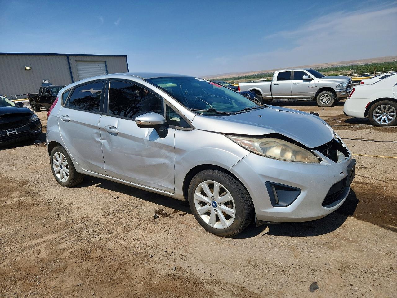 2013 Ford Fiesta Se Silver vin: 3FADP4EJ1DM132327