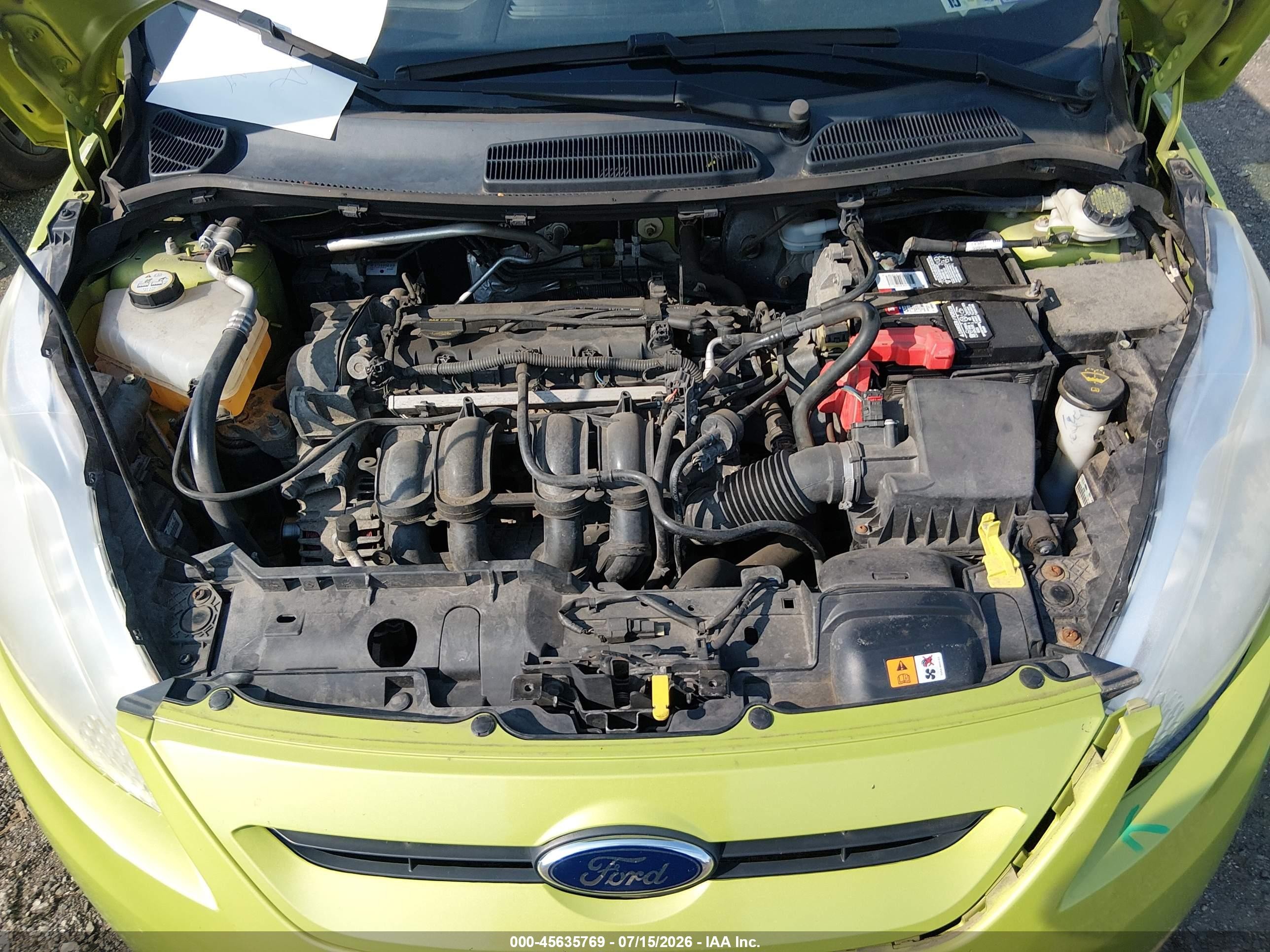2013 Ford Fiesta Se Green vin: 3FADP4EJ1DM152531