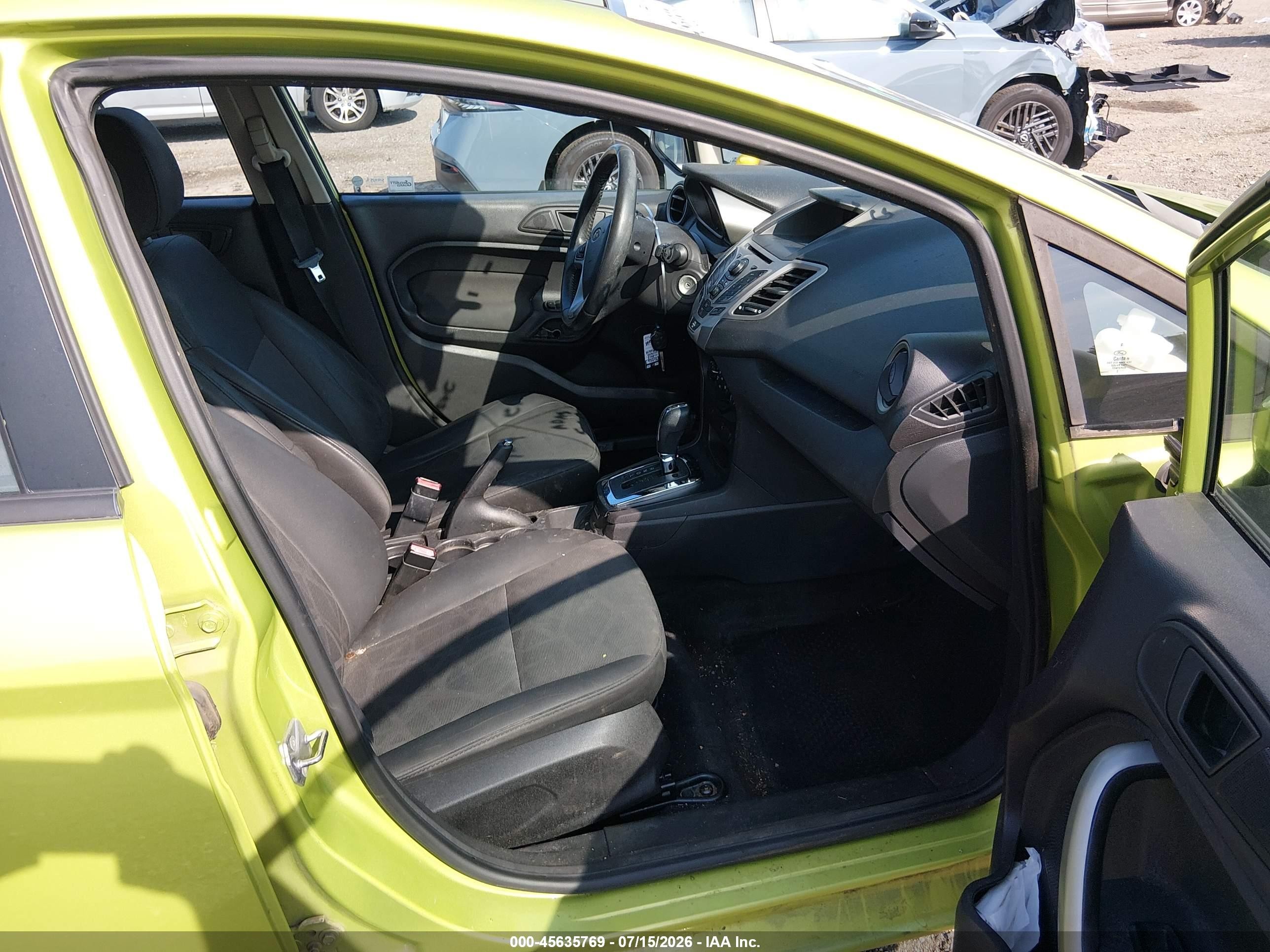 2013 Ford Fiesta Se Green vin: 3FADP4EJ1DM152531