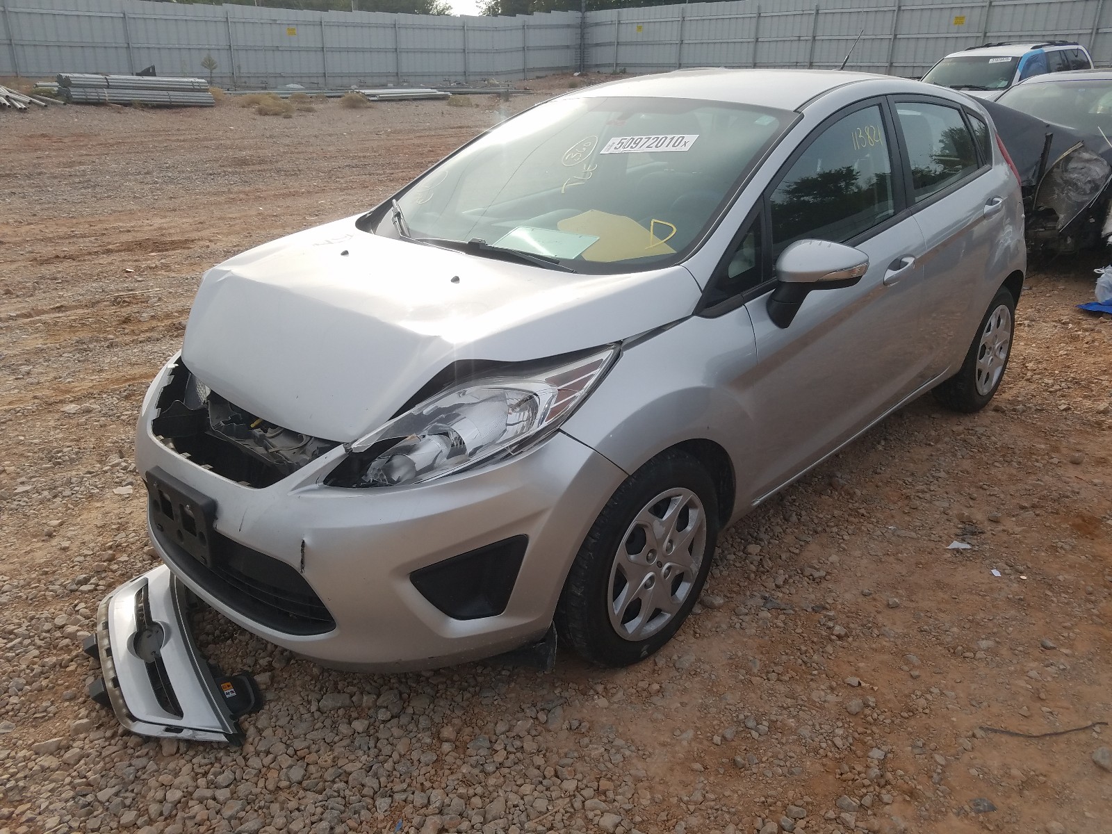 2013 Ford Fiesta Se Silver vin: 3FADP4EJ1DM167787
