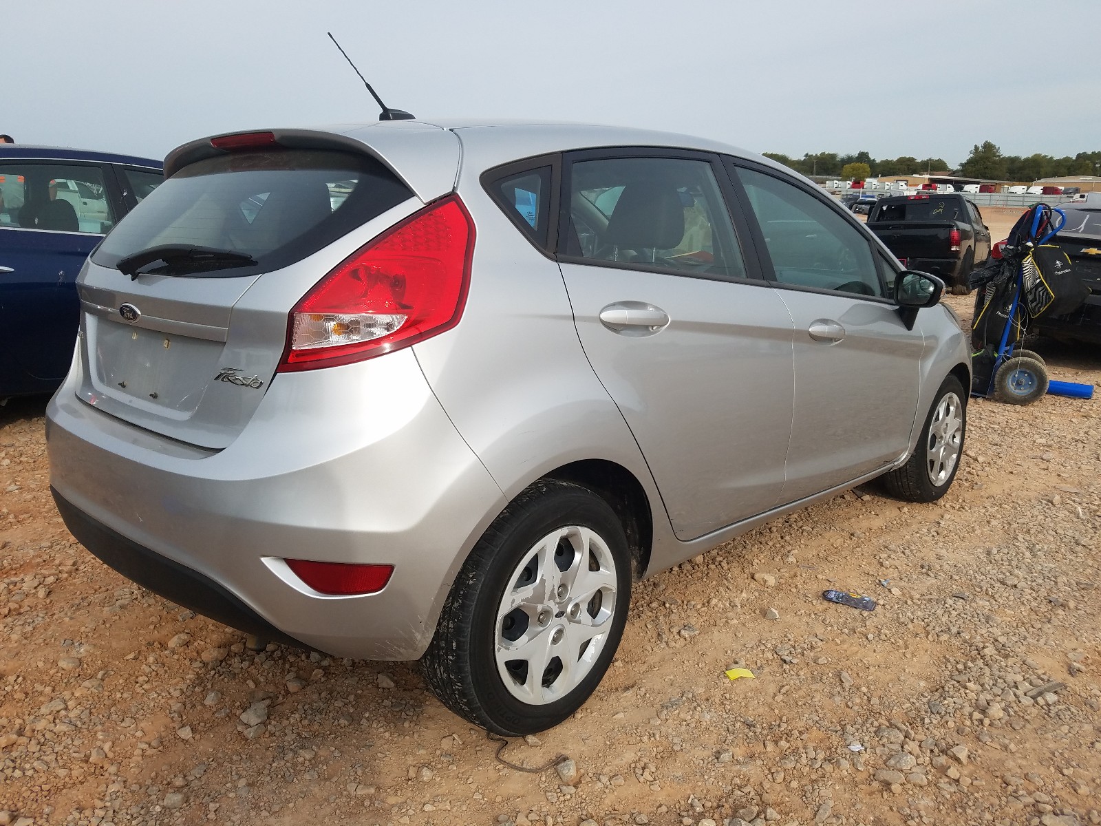 2013 Ford Fiesta Se Silver vin: 3FADP4EJ1DM167787
