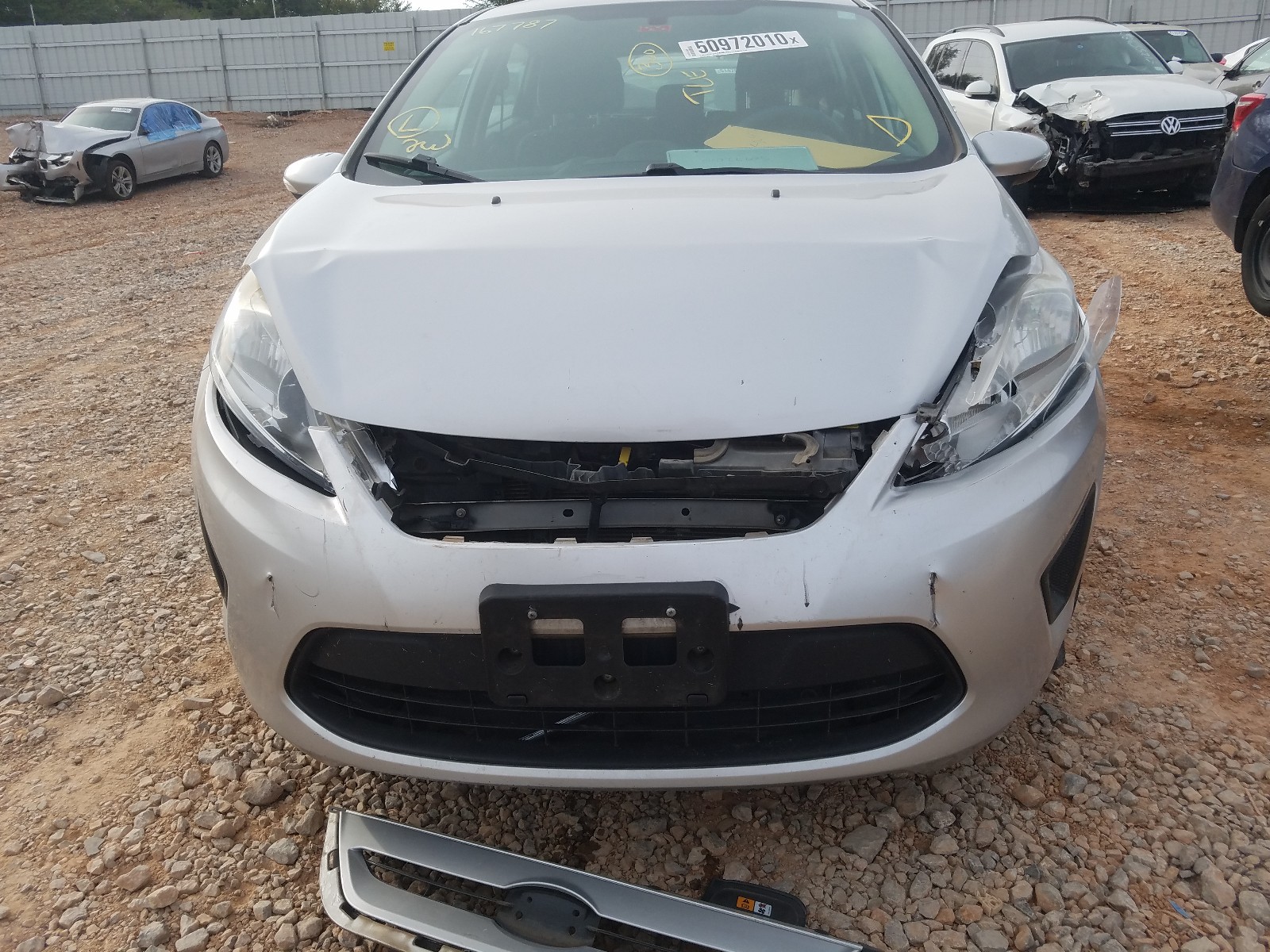 2013 Ford Fiesta Se Silver vin: 3FADP4EJ1DM167787