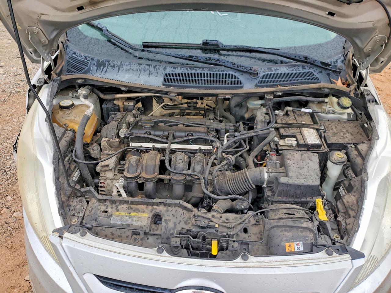 2013 Ford Fiesta Se Silver vin: 3FADP4EJ1DM167787