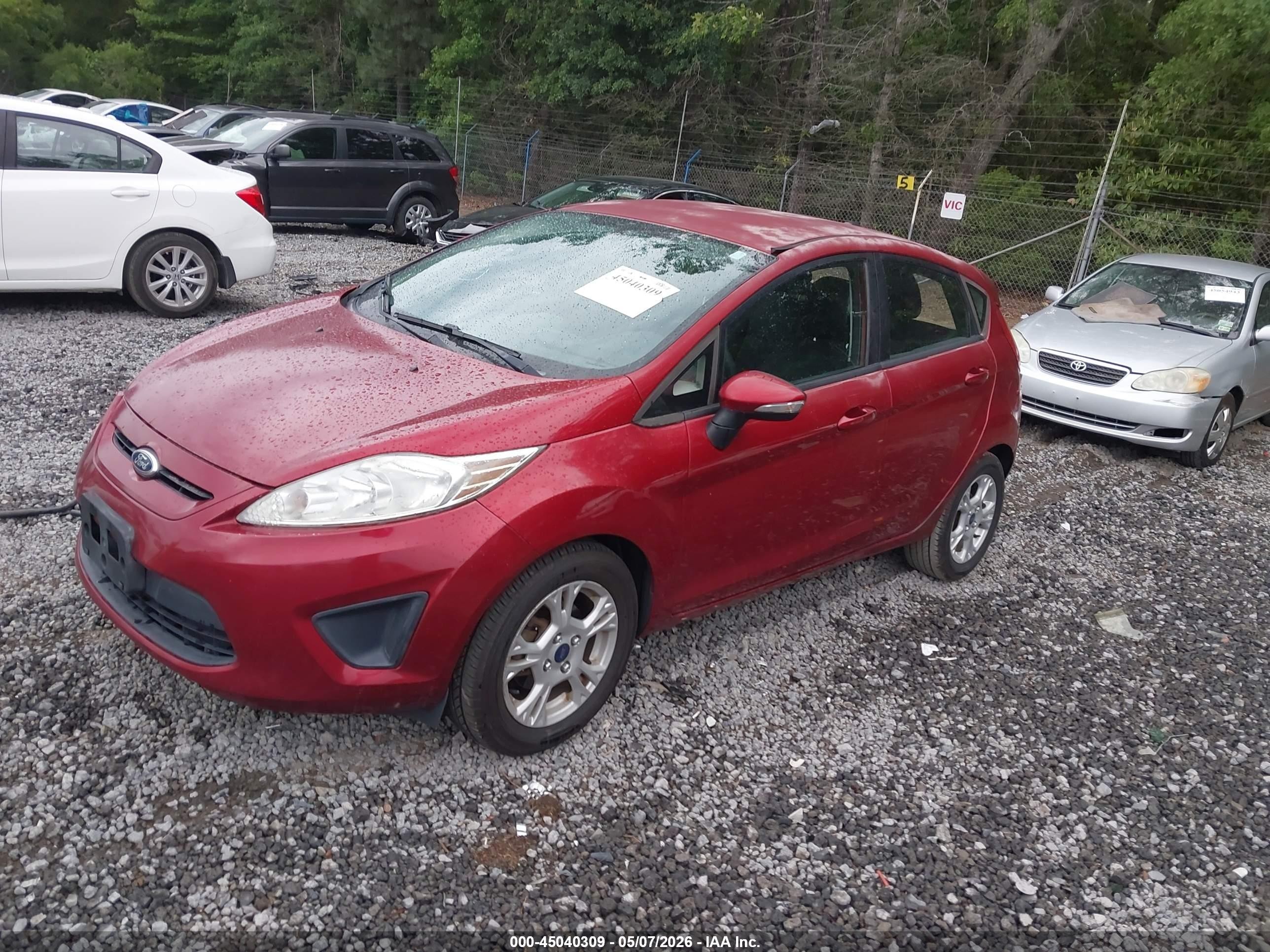 2013 Ford Fiesta Se Black vin: 3FADP4EJ1DM171693