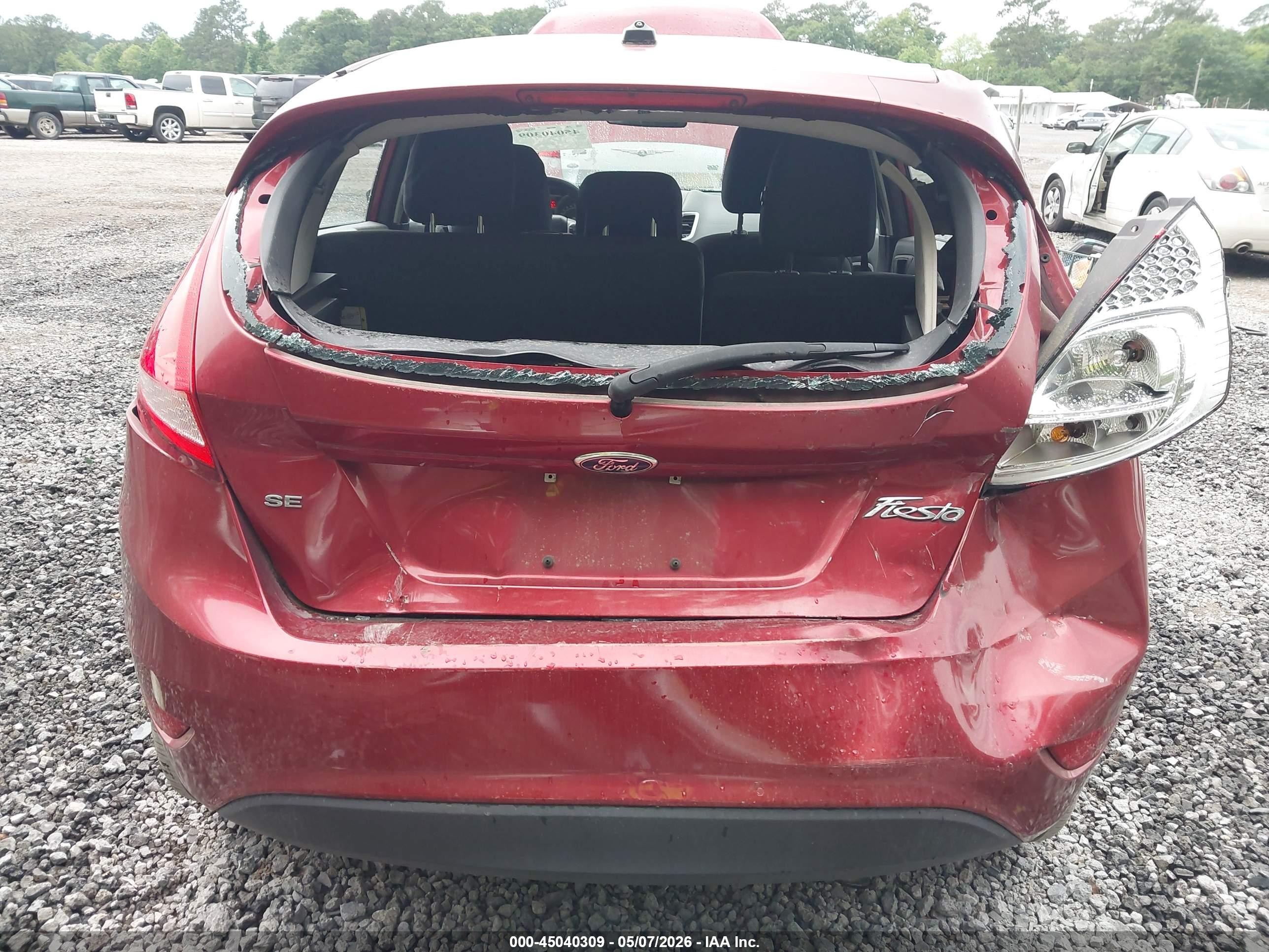 2013 Ford Fiesta Se Black vin: 3FADP4EJ1DM171693