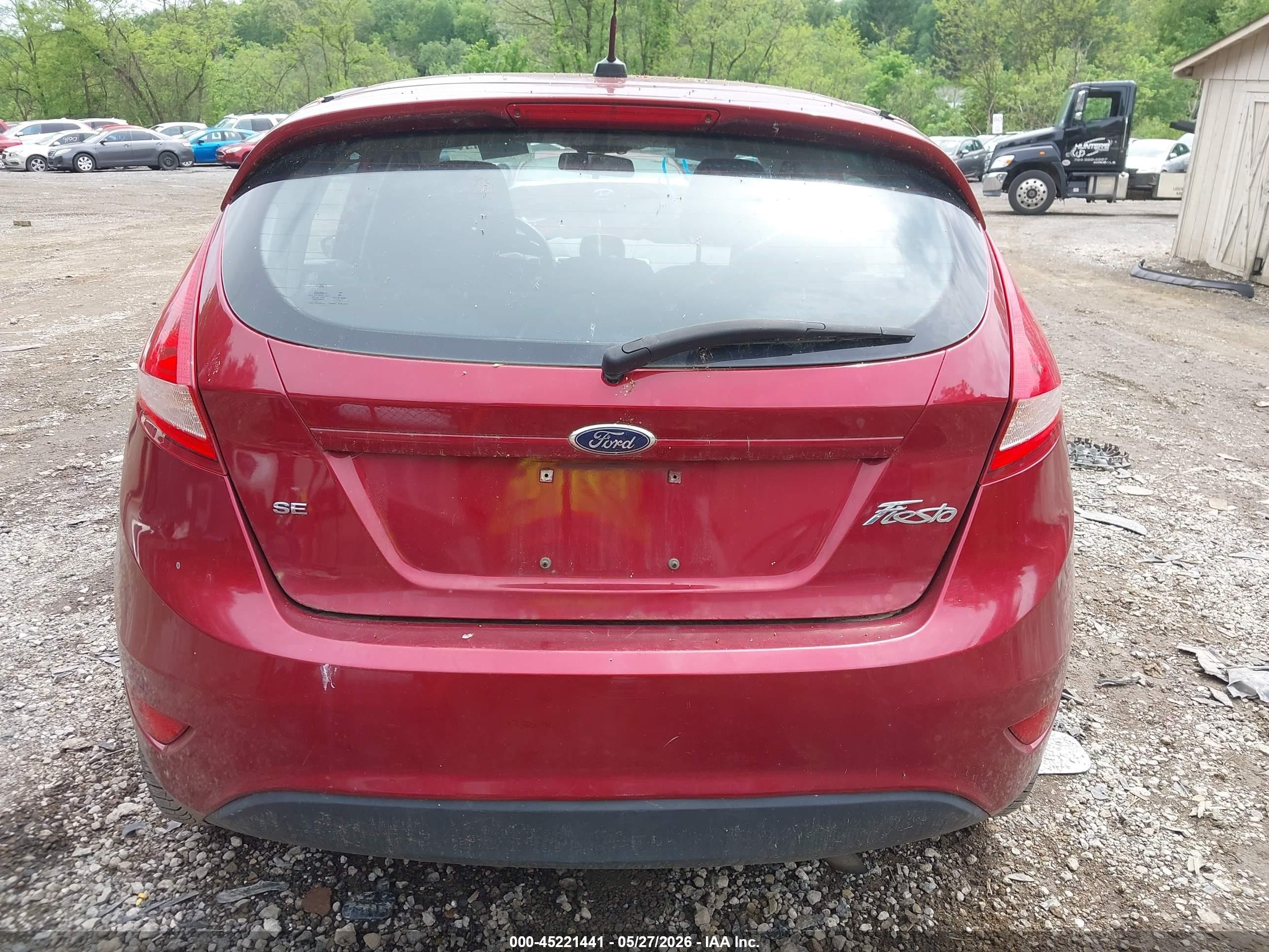 2013 Ford Fiesta Se Red vin: 3FADP4EJ1DM224666