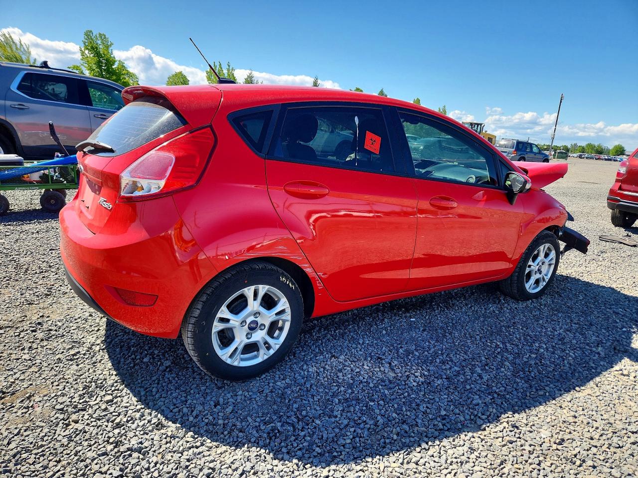 2014 Ford Fiesta Se Red vin: 3FADP4EJ1EM117408