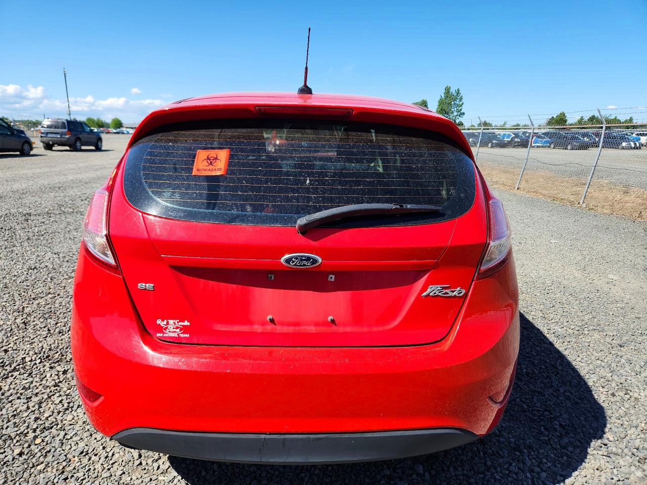 2014 Ford Fiesta Se Red vin: 3FADP4EJ1EM117408