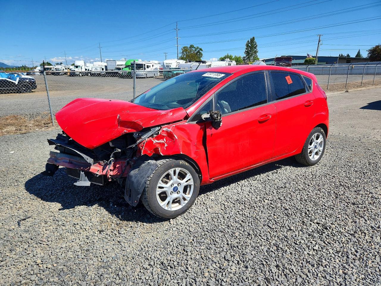 2014 Ford Fiesta Se Red vin: 3FADP4EJ1EM117408
