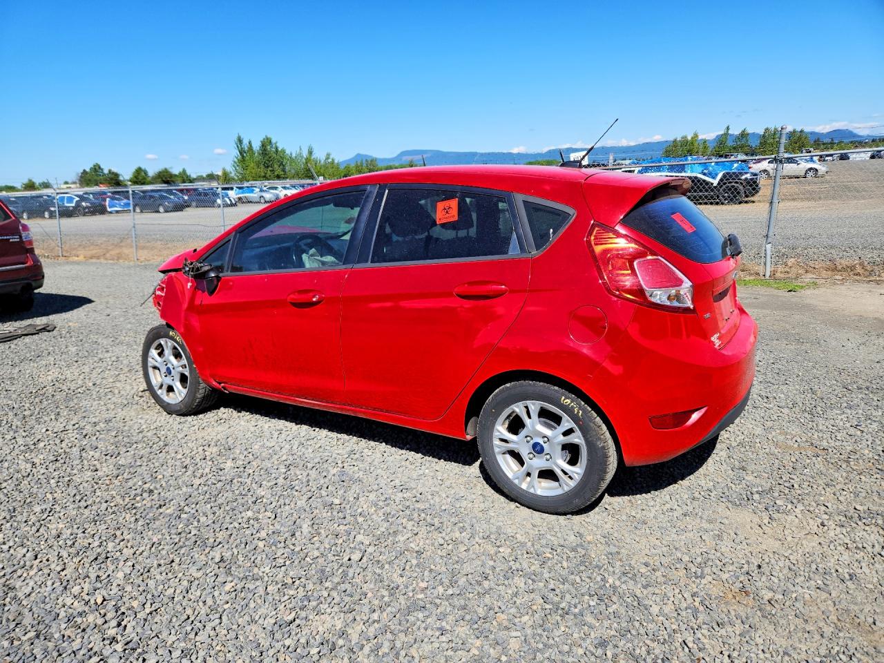 2014 Ford Fiesta Se Red vin: 3FADP4EJ1EM117408