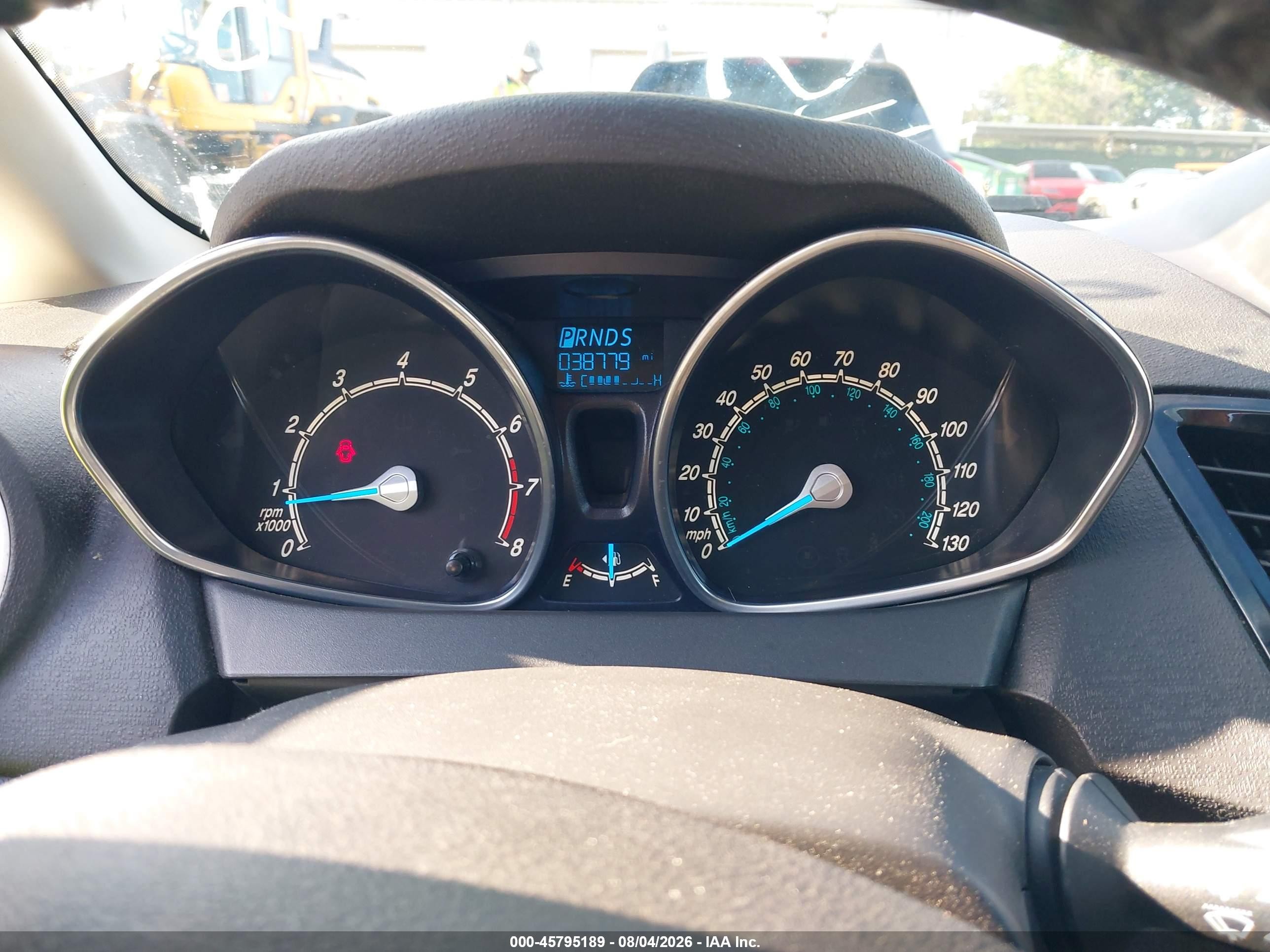 2014 Ford Fiesta Se Gray vin: 3FADP4EJ1EM122785