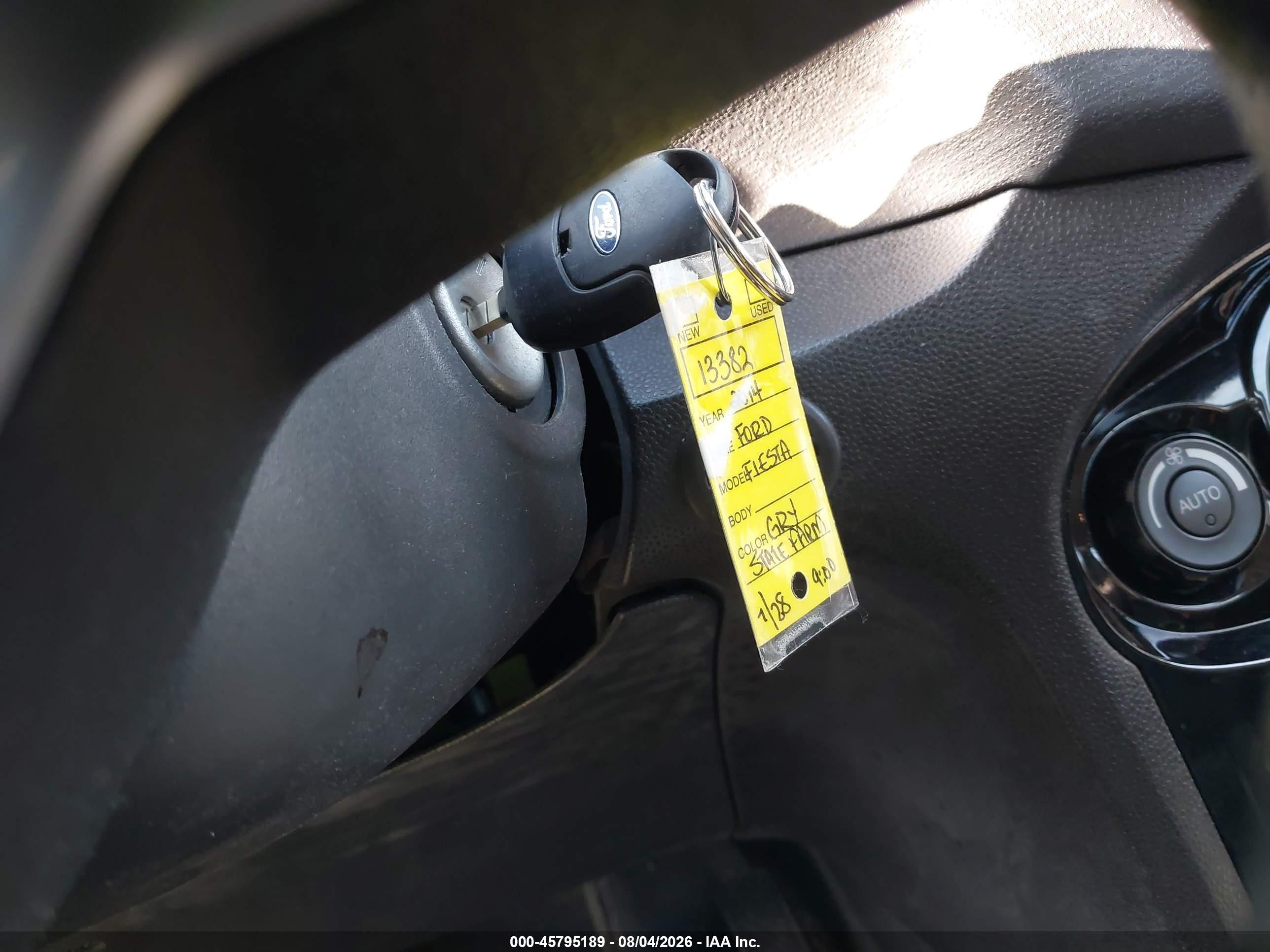 2014 Ford Fiesta Se Gray vin: 3FADP4EJ1EM122785