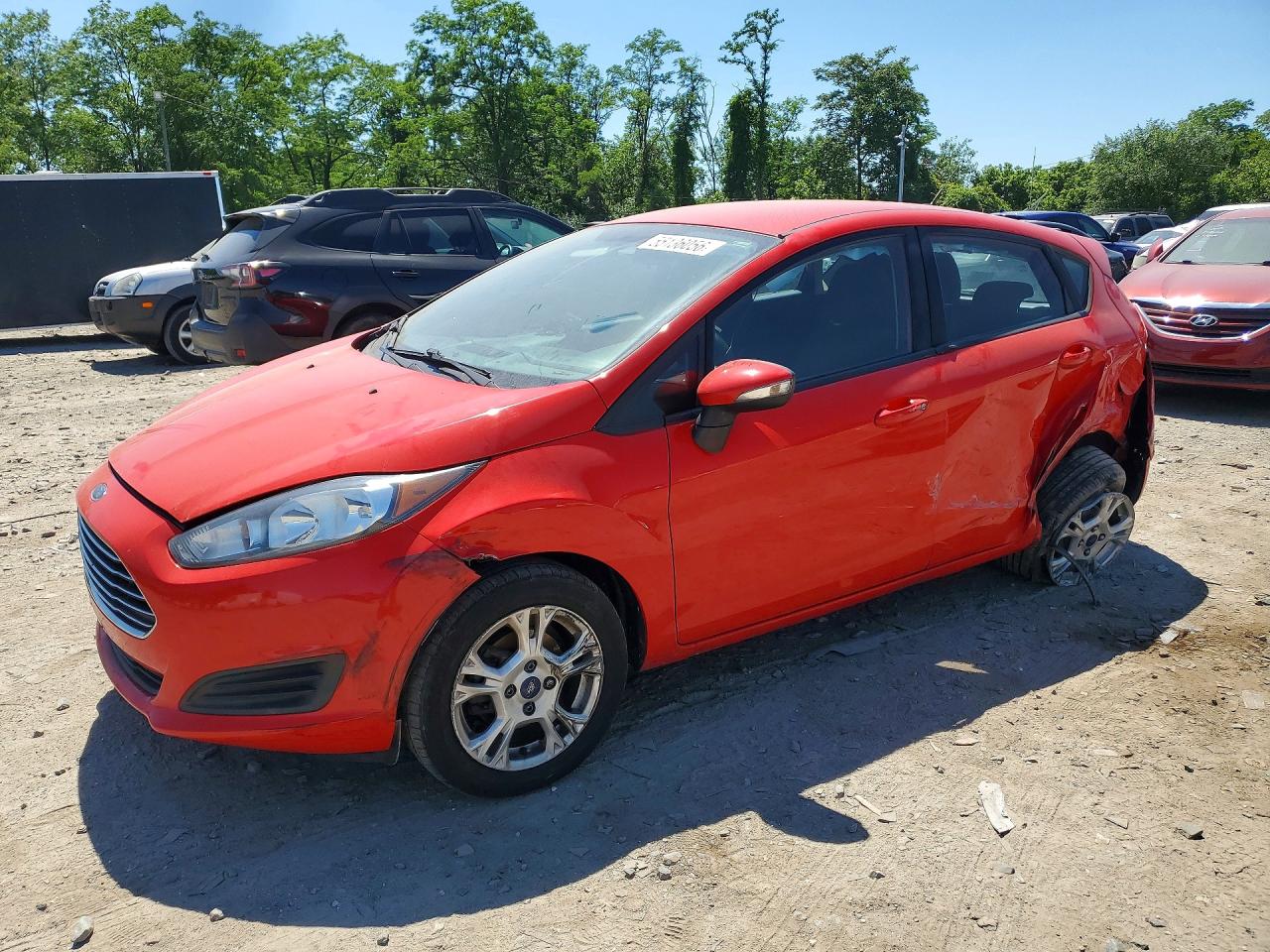 2014 Ford Fiesta Se Red vin: 3FADP4EJ1EM191539