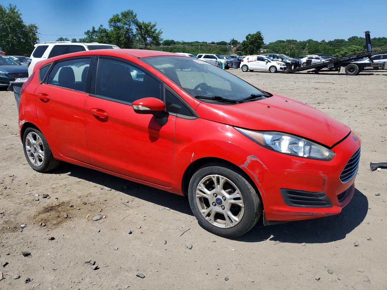 2014 Ford Fiesta Se Red vin: 3FADP4EJ1EM191539