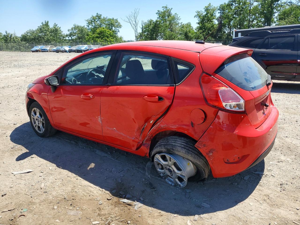 2014 Ford Fiesta Se Red vin: 3FADP4EJ1EM191539