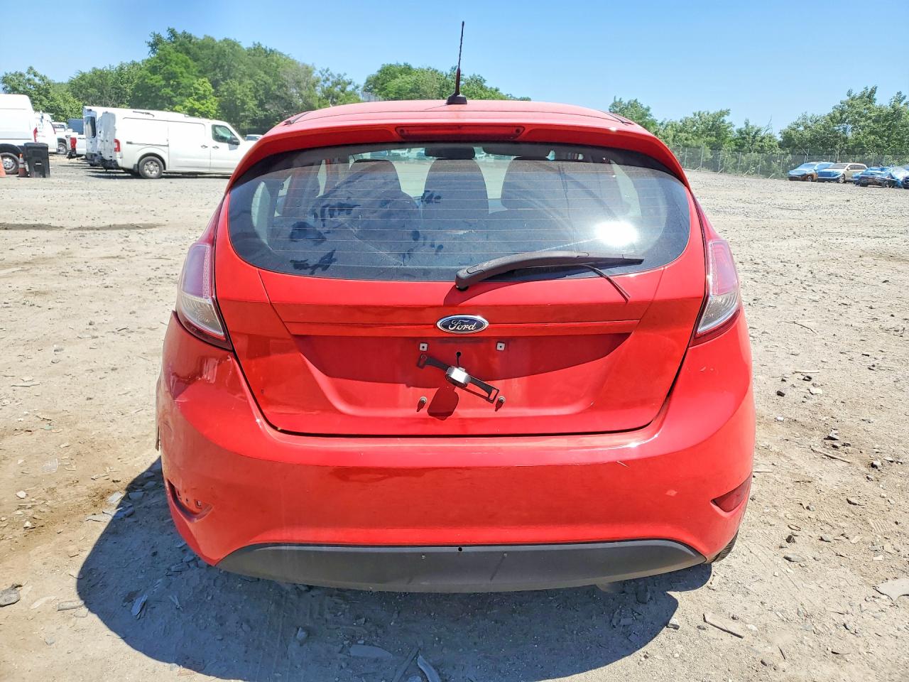 2014 Ford Fiesta Se Red vin: 3FADP4EJ1EM191539