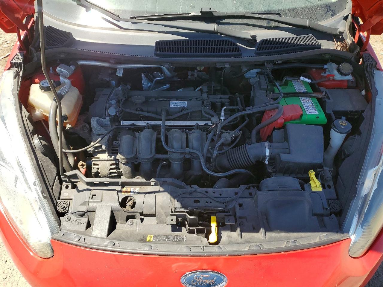 2014 Ford Fiesta Se Red vin: 3FADP4EJ1EM191539