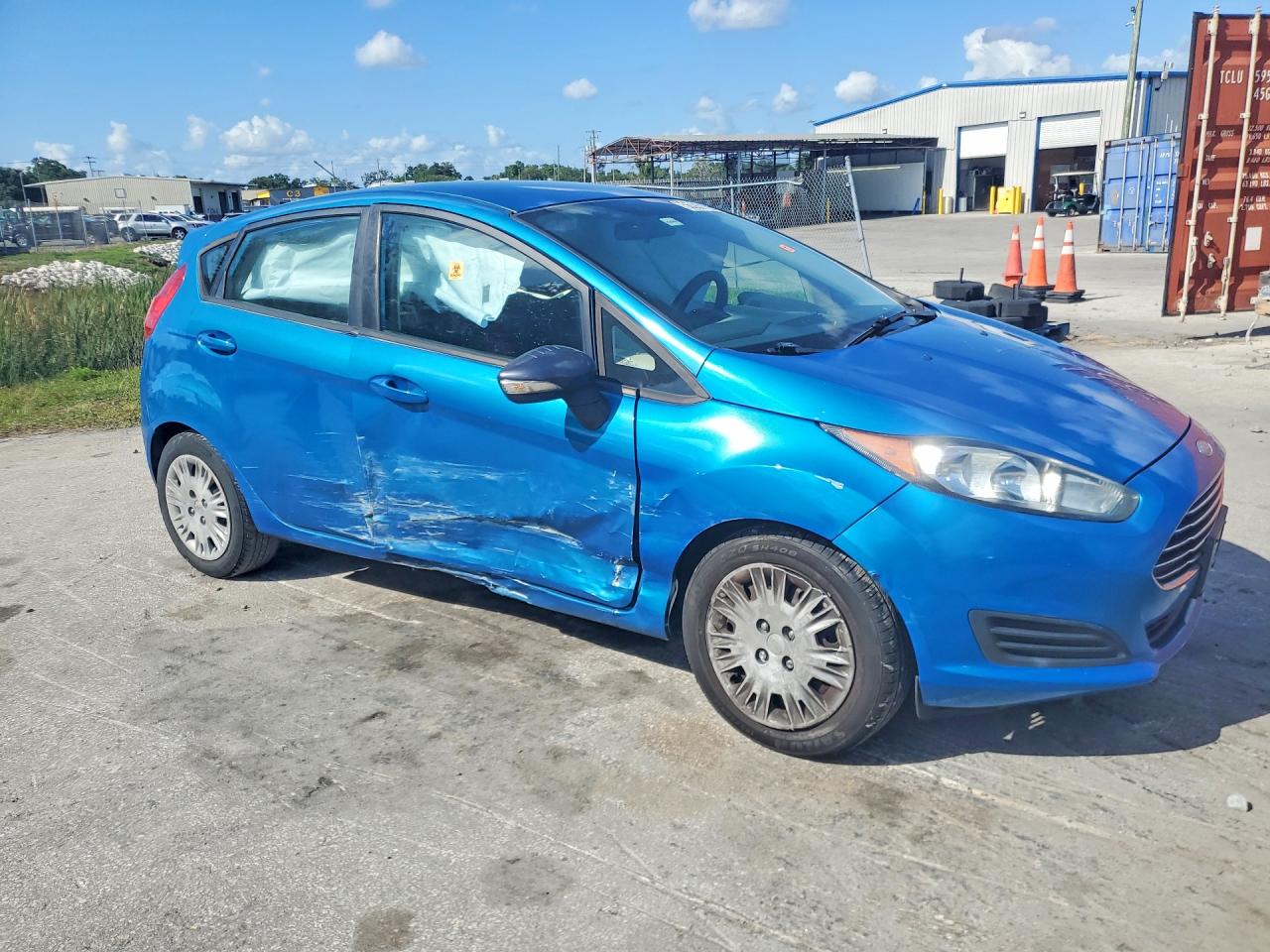 2014 Ford Fiesta Se Blue vin: 3FADP4EJ1EM233305