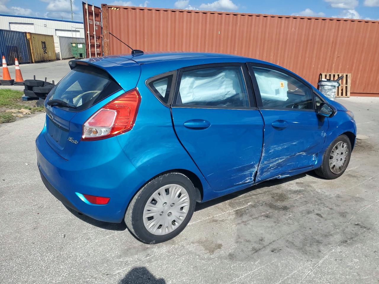 2014 Ford Fiesta Se Blue vin: 3FADP4EJ1EM233305