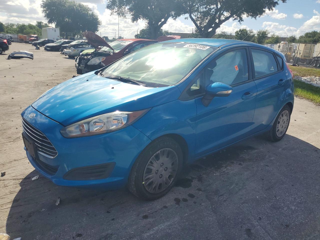 2014 Ford Fiesta Se Blue vin: 3FADP4EJ1EM233305