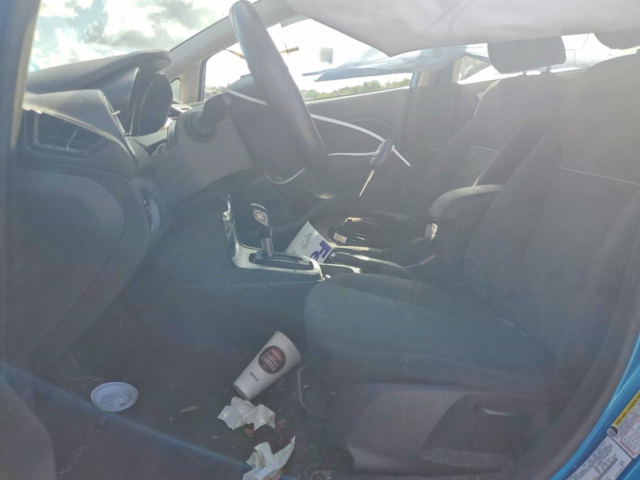 2014 Ford Fiesta Se Blue vin: 3FADP4EJ1EM233305