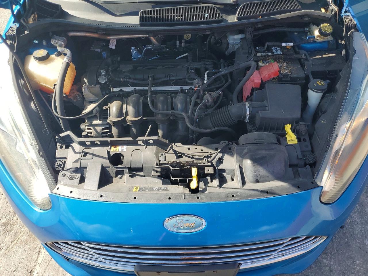 2014 Ford Fiesta Se Blue vin: 3FADP4EJ1EM233305