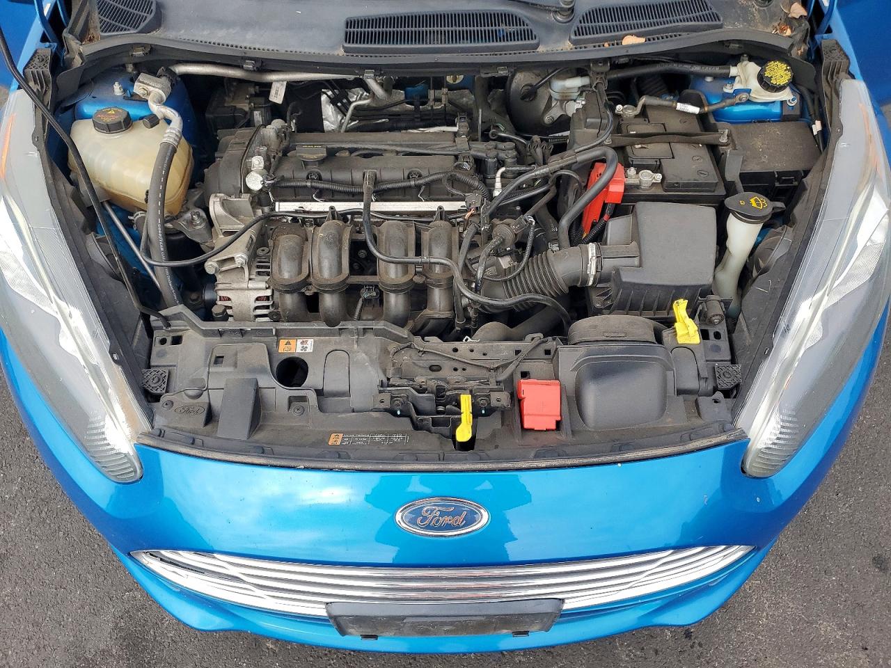 2014 Ford Fiesta Se Blue vin: 3FADP4EJ1EM241758