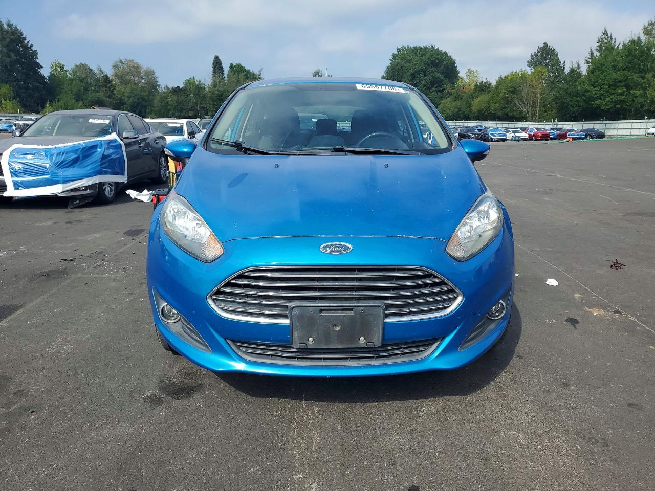 2014 Ford Fiesta Se Blue vin: 3FADP4EJ1EM241758