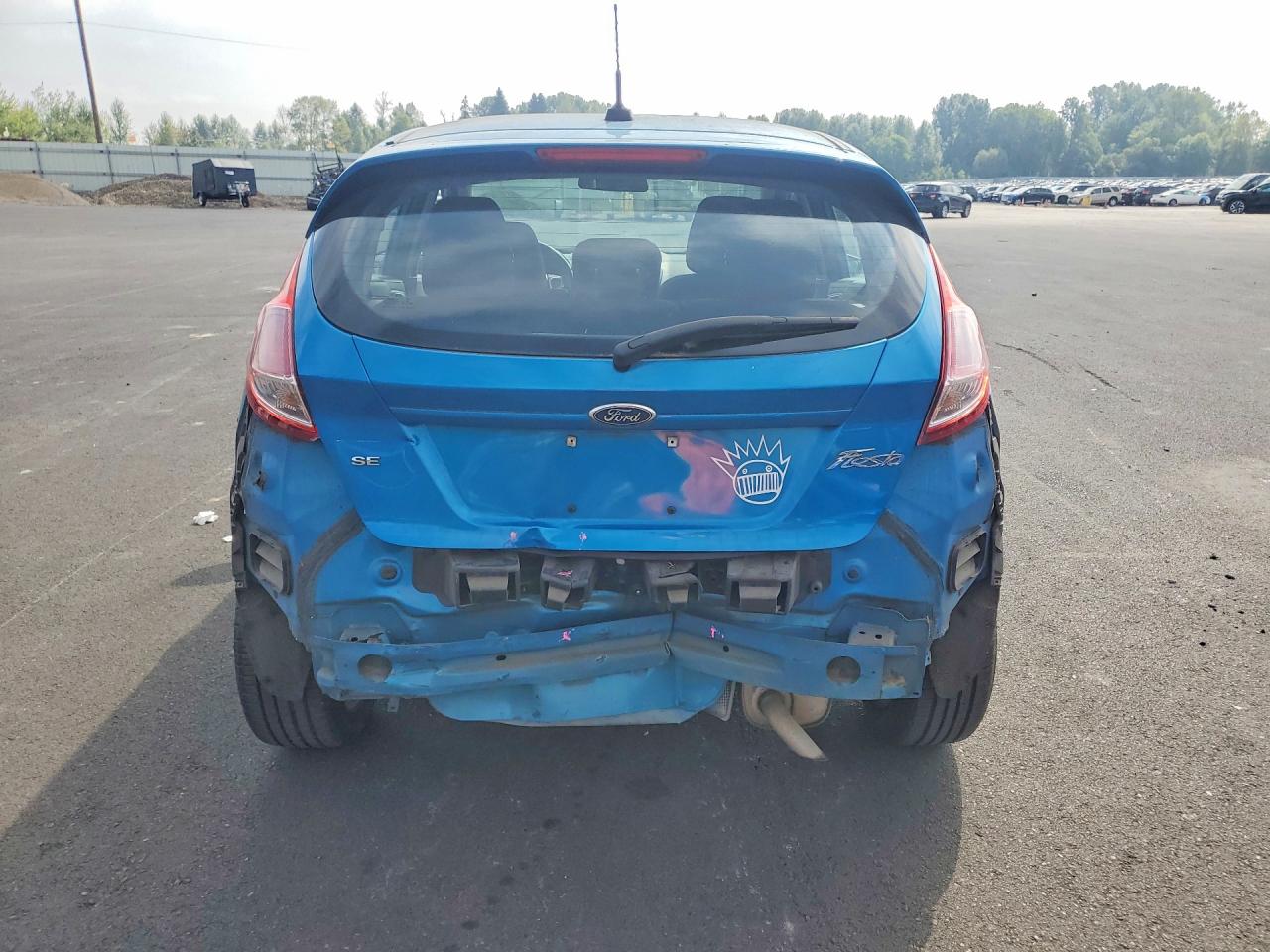 2014 Ford Fiesta Se Blue vin: 3FADP4EJ1EM241758