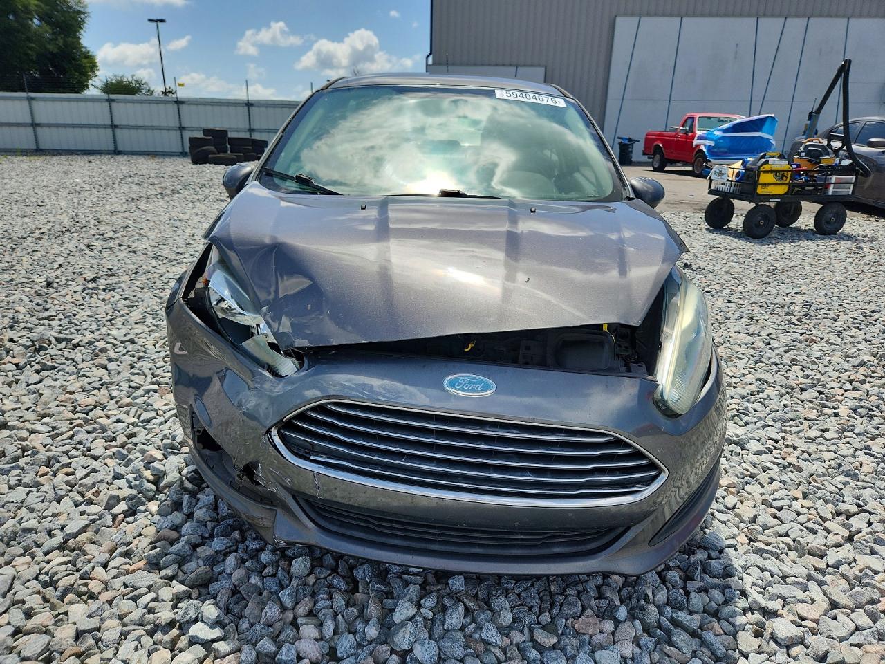 2015 Ford Fiesta Se Gray vin: 3FADP4EJ1FM111075